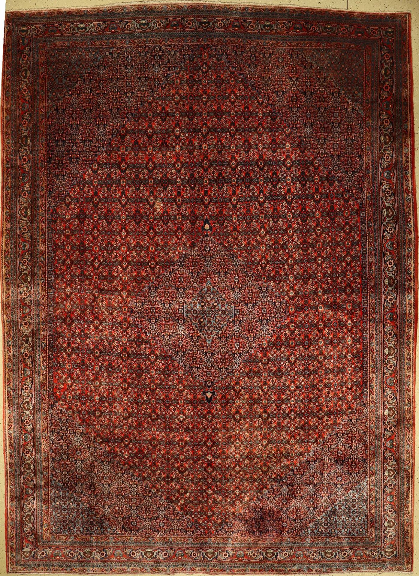 Bidjar alt fein, Persien, um 1940/1950, Korkwolle, ca. 413 x 298 cm, schwere Qualität,EHZ: 2