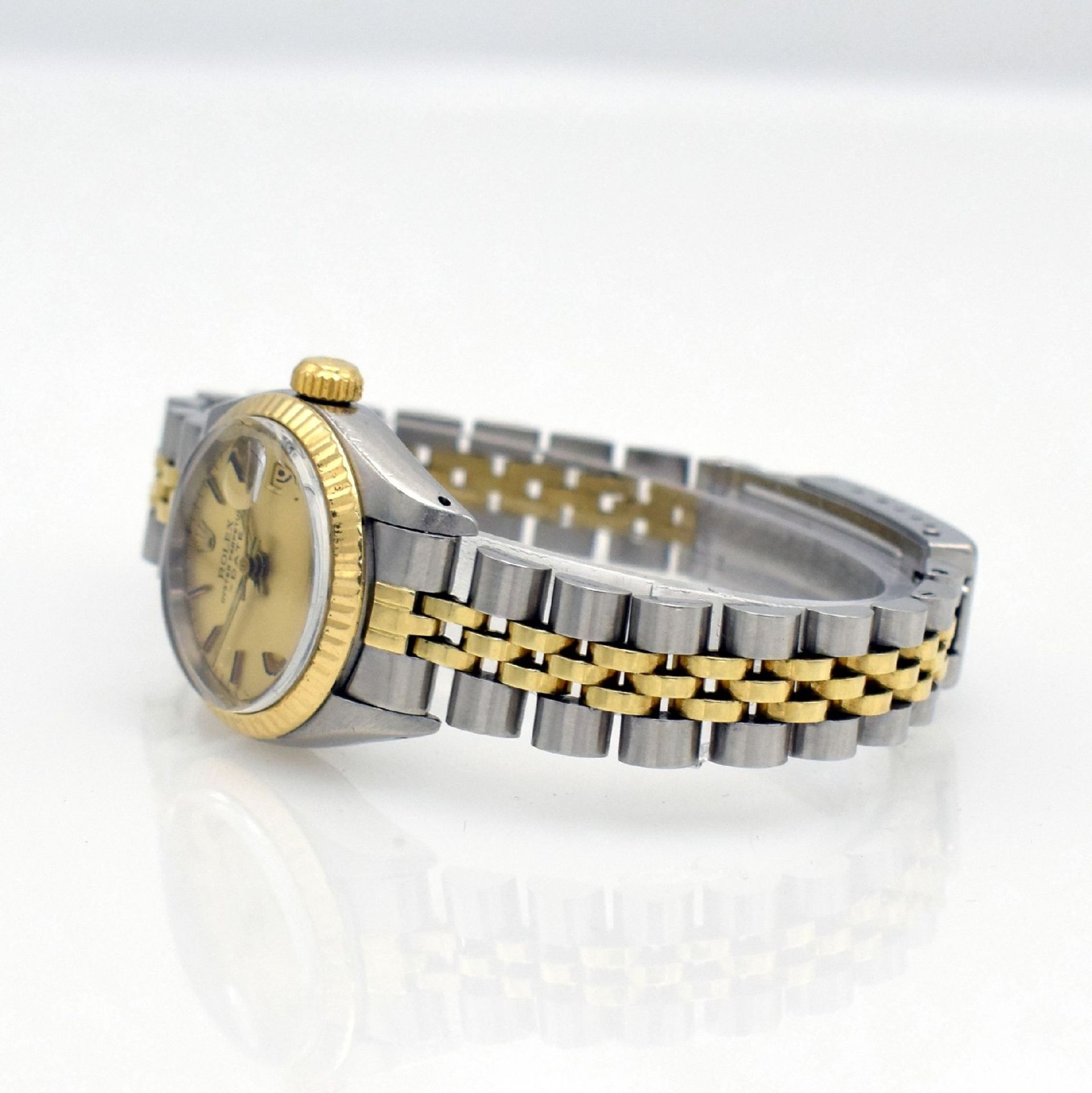 ROLEX Date reference 6917 ladies wristwatch in steel/gold, Switzerland around 1982, self winding, - Bild 4 aus 6