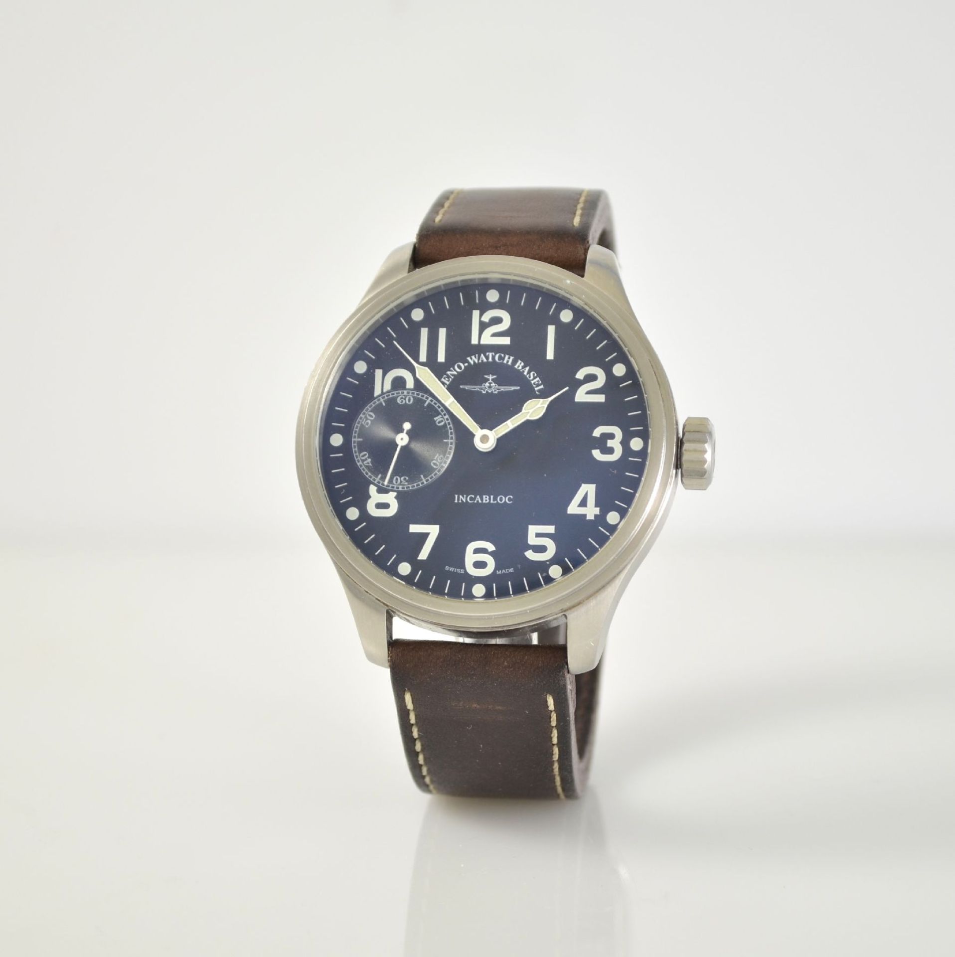 ZENO-WATCH BASEL Pilot big gents wristwatch, Switzerland sold in May 2006 according to warranty - Bild 3 aus 7