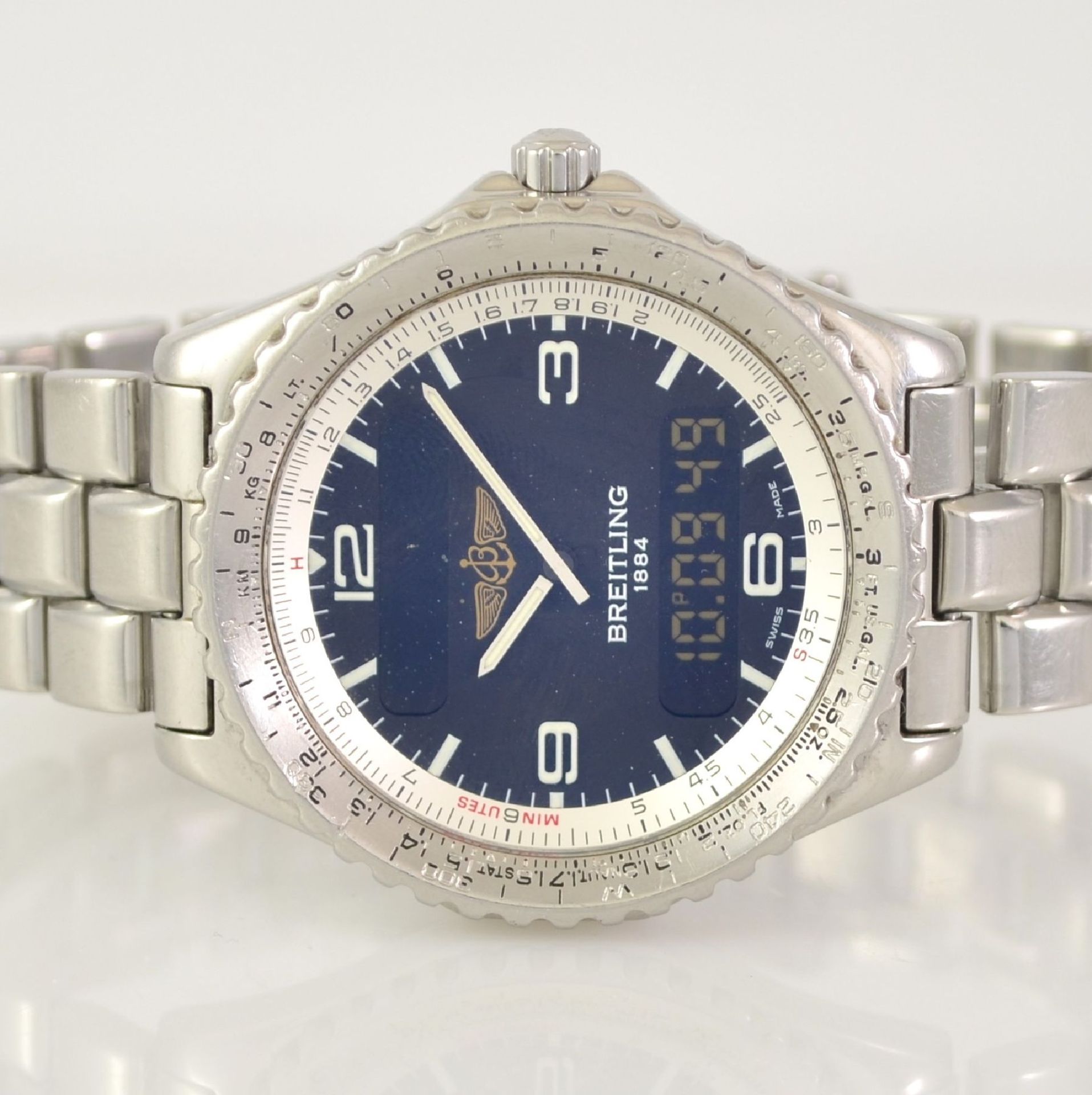 BREITLING multifunction wristwatch Chronospace, reference A56011, stainless steel case including - Bild 2 aus 8