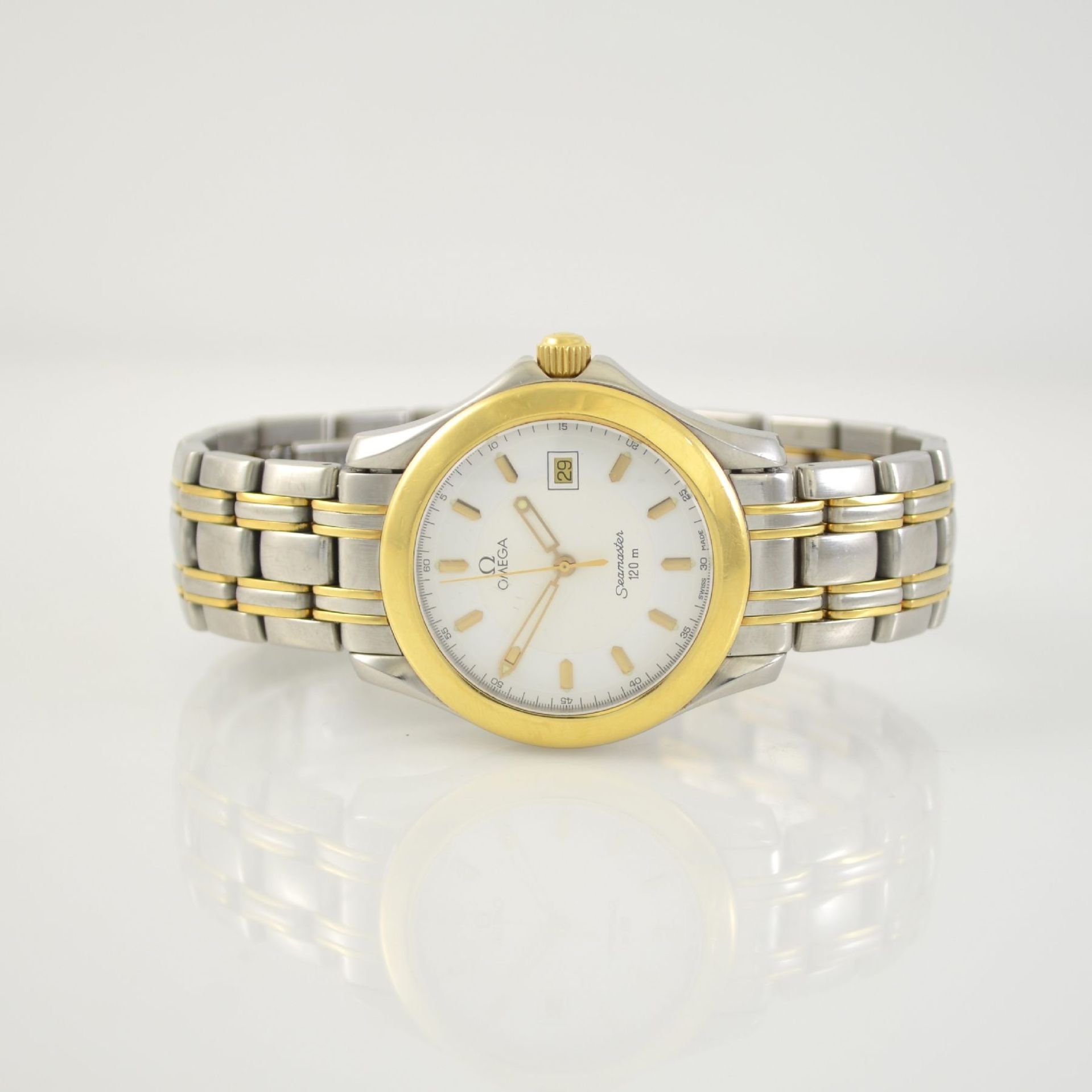 OMEGA gents wristwatch series Seamaster, Switzerland around 1996, 168.1501/196.1501, stainless
