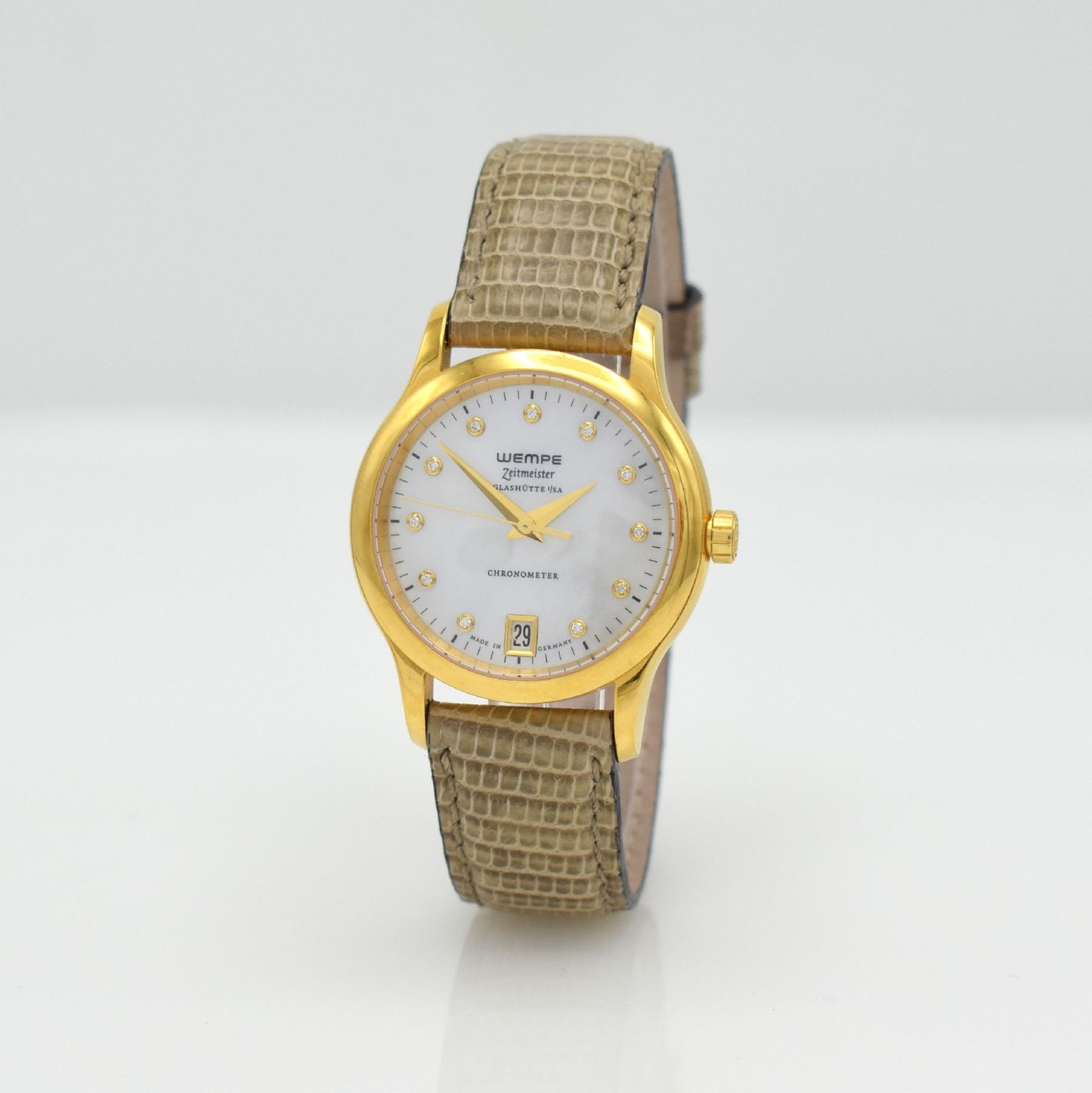 WEMPE Zeitmeister ladies wristwatch, Germany sold in June 2015 according to certificate, quartz, - Bild 3 aus 9