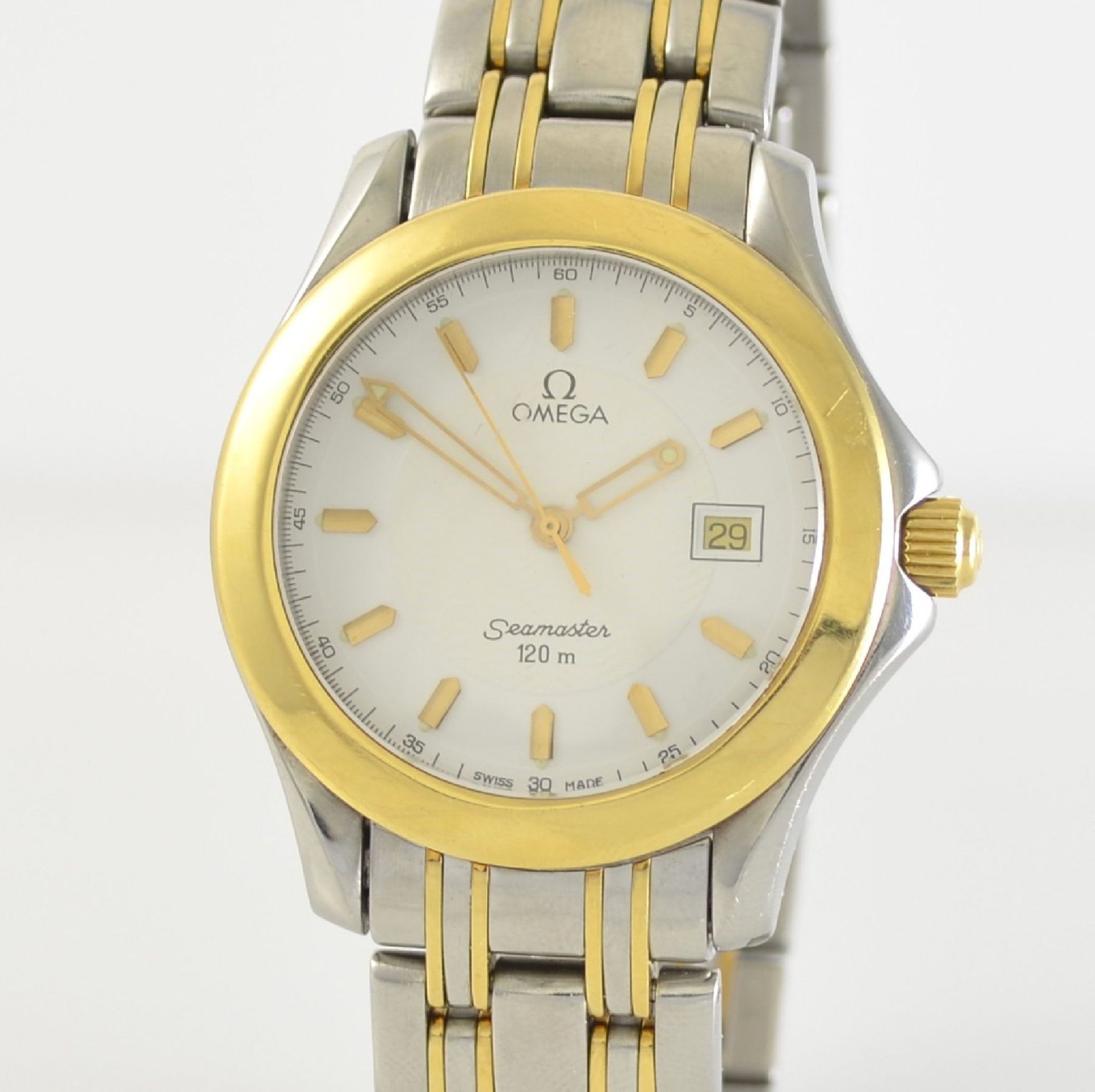 OMEGA gents wristwatch series Seamaster, Switzerland around 1996, 168.1501/196.1501, stainless - Image 4 of 6