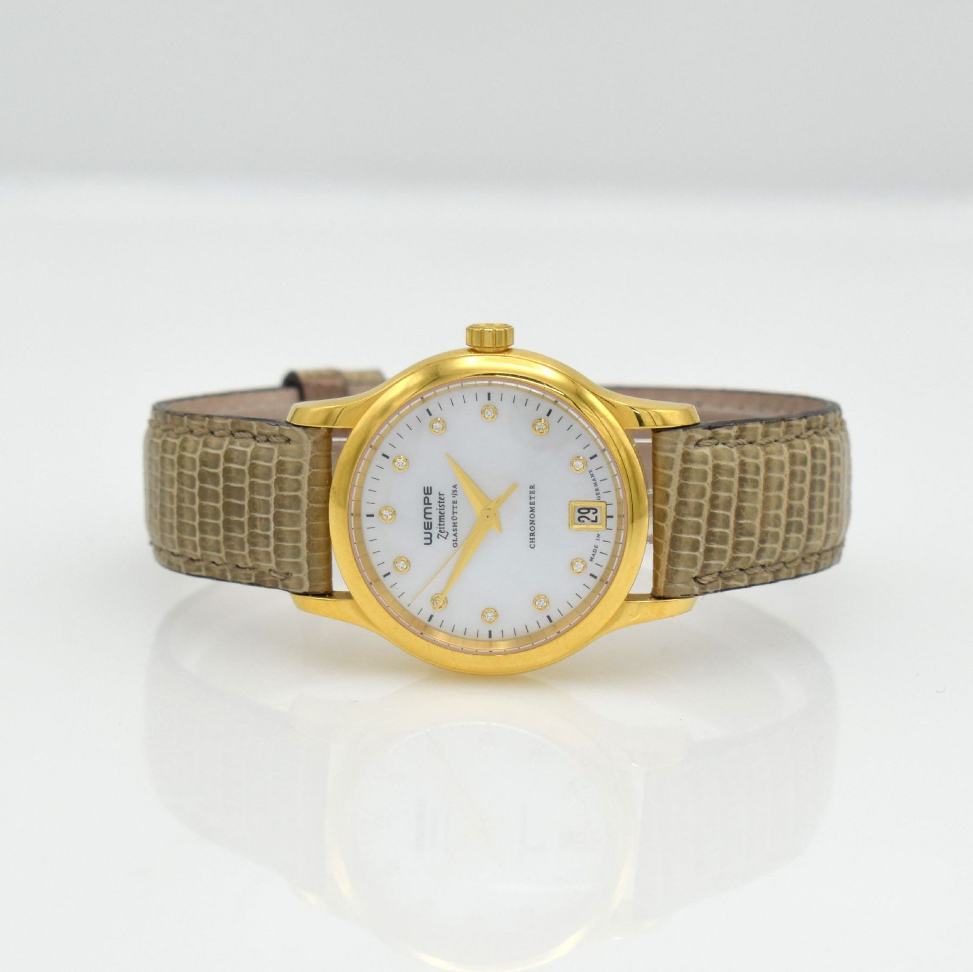WEMPE Zeitmeister ladies wristwatch, Germany sold in June 2015 according to certificate, quartz,