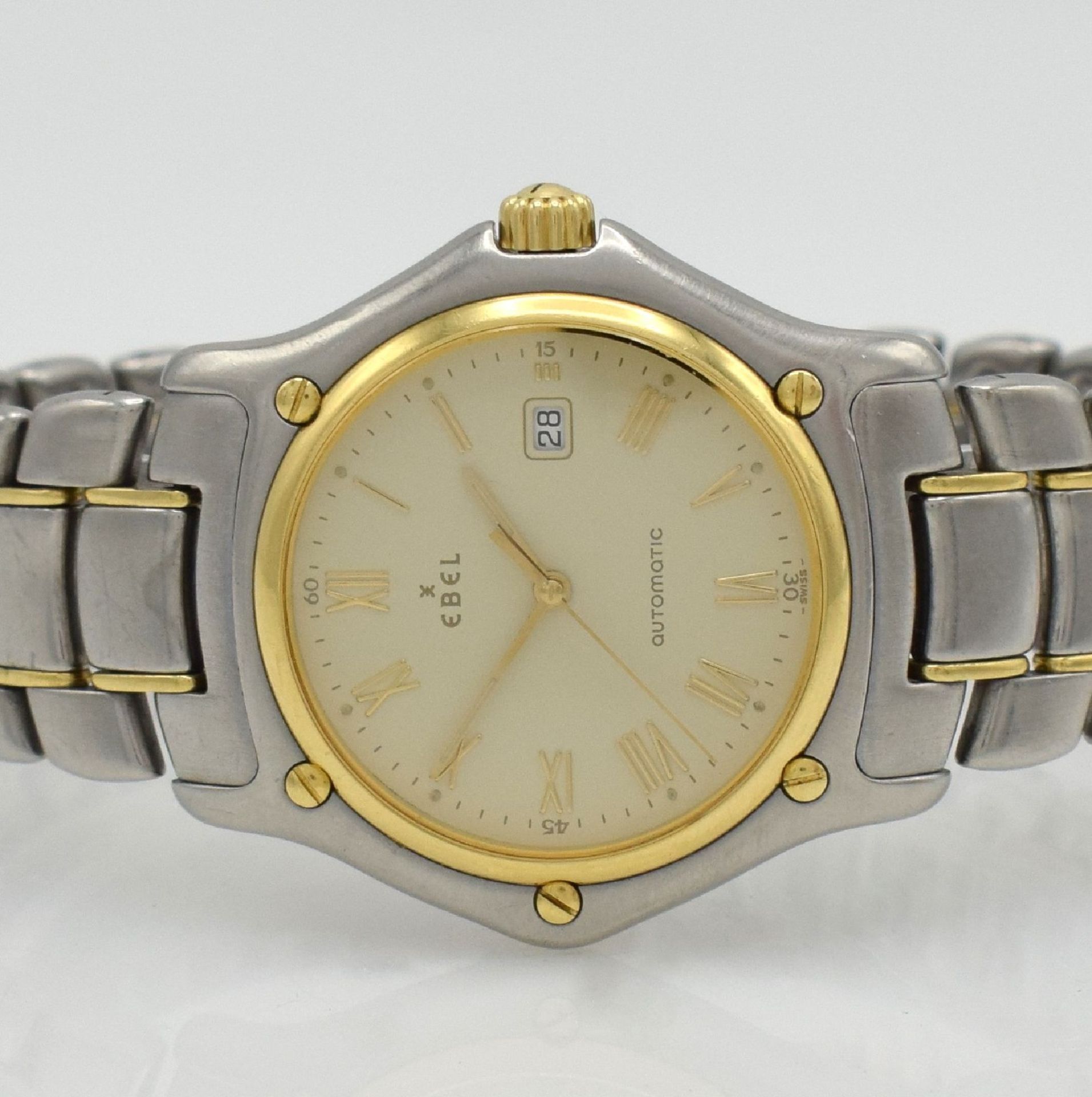 EBEL 1911 wristwatch in stainless steel/gold, Switzerland sold according to warranty card inMay - Bild 2 aus 10