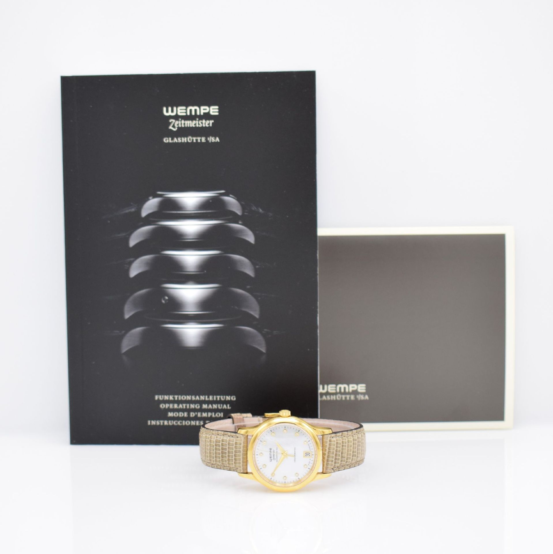 WEMPE Zeitmeister ladies wristwatch, Germany sold in June 2015 according to certificate, quartz, - Bild 8 aus 9
