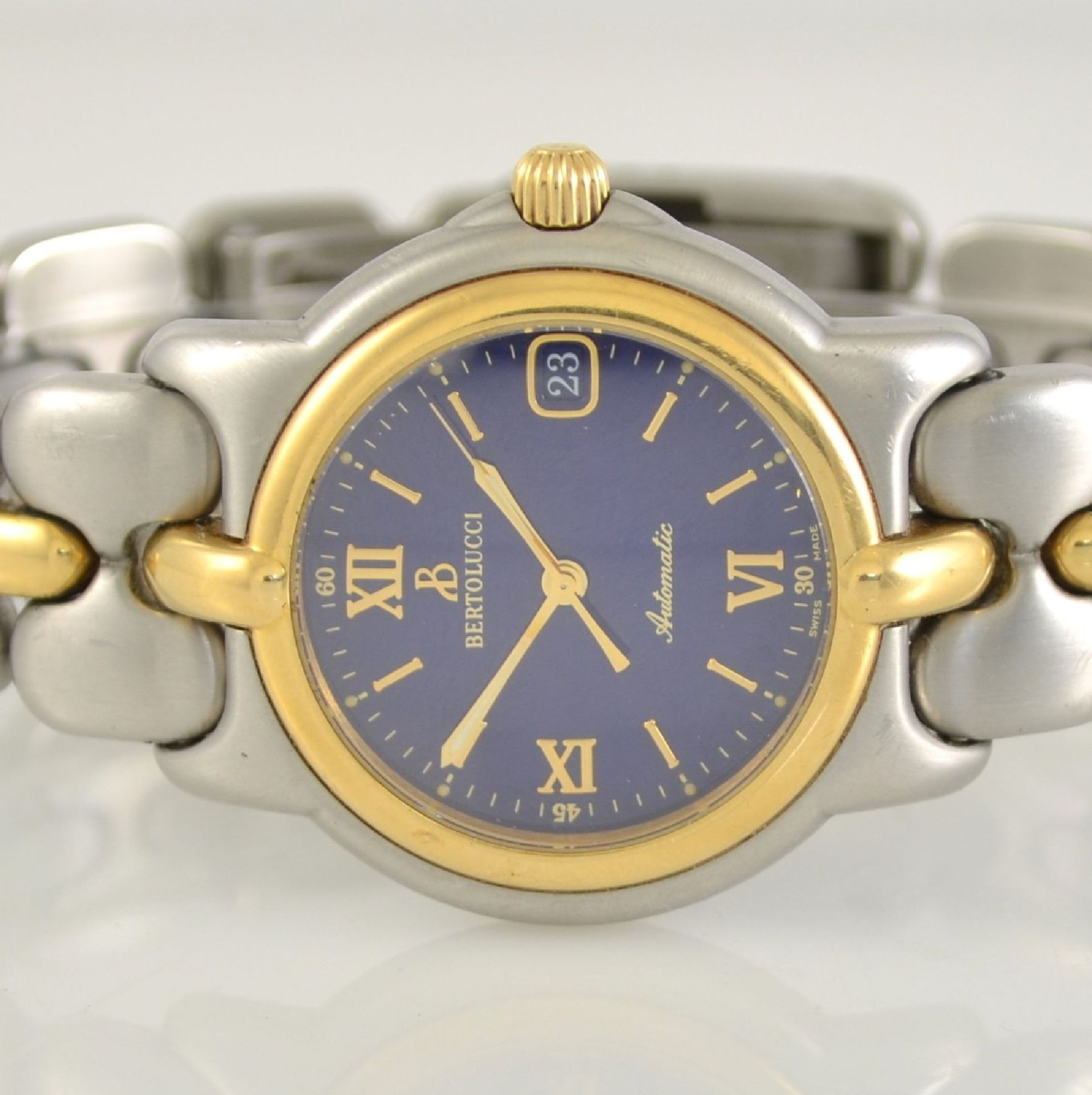 BERTOLUCCI gents wristwatch series Pulchra, self winding, reference 12449, stainless steel/gold - Bild 2 aus 7
