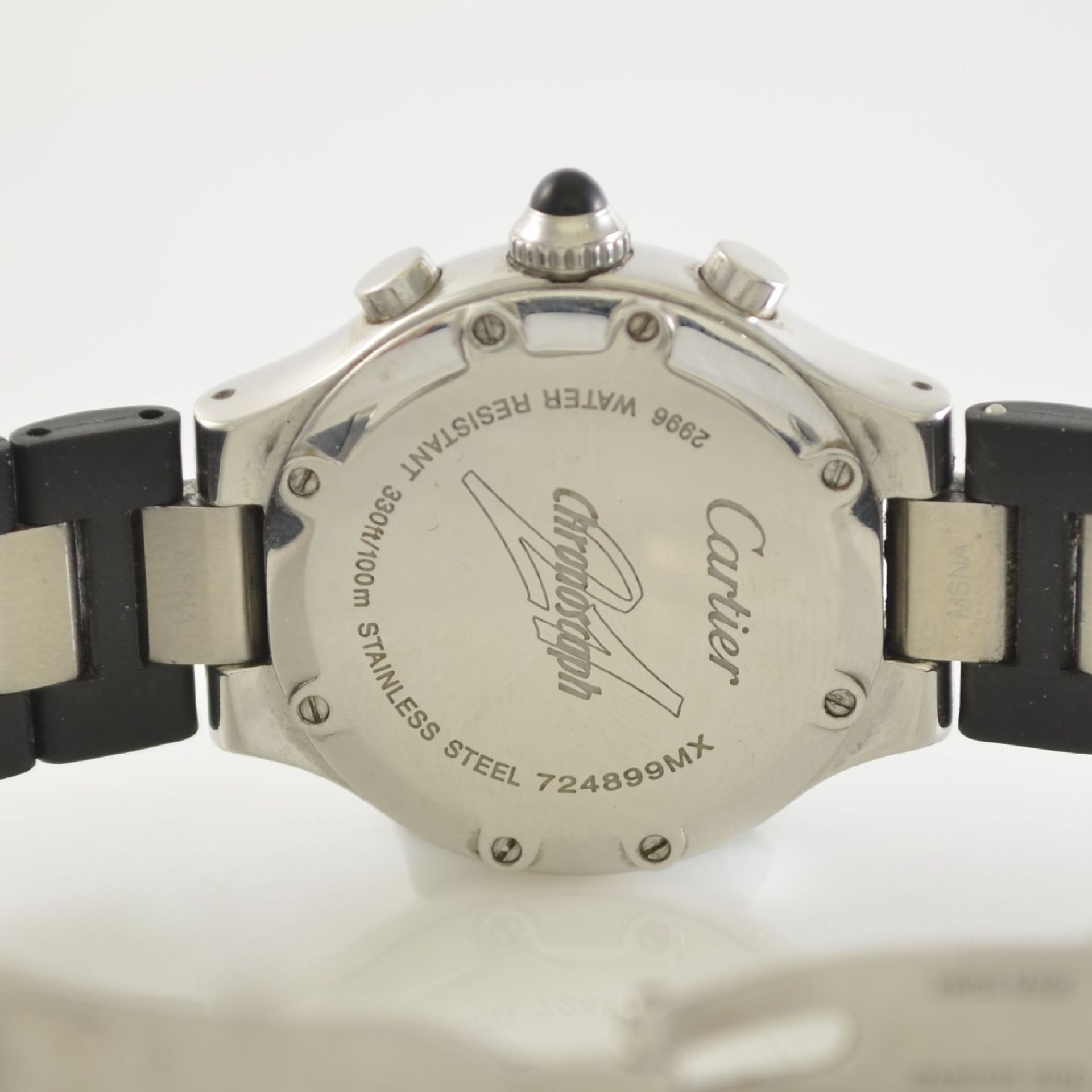 CARTIER Chronoscaph 21 ladies wristwatch with chronograph, Switzerland around 2000, quartz, - Bild 5 aus 5