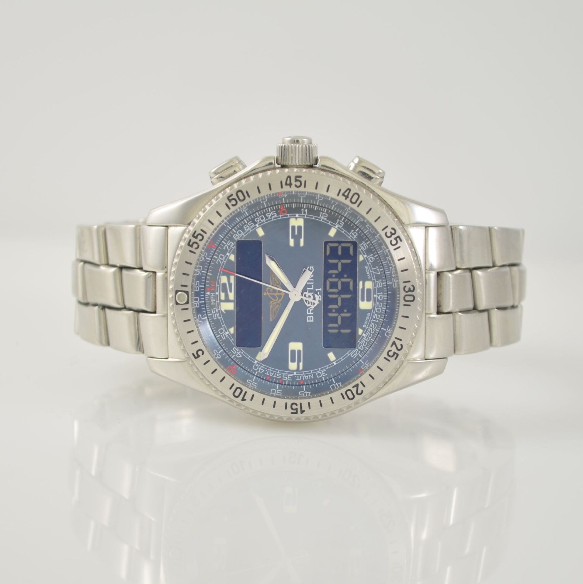 BREITLING multifunctional chronograph series B1, Switzerland around 2008, reference A68362,