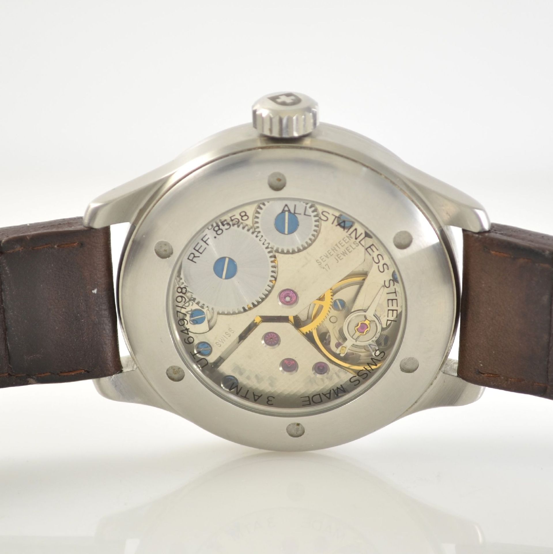 ZENO-WATCH BASEL Pilot big gents wristwatch, Switzerland sold in May 2006 according to warranty - Bild 6 aus 7