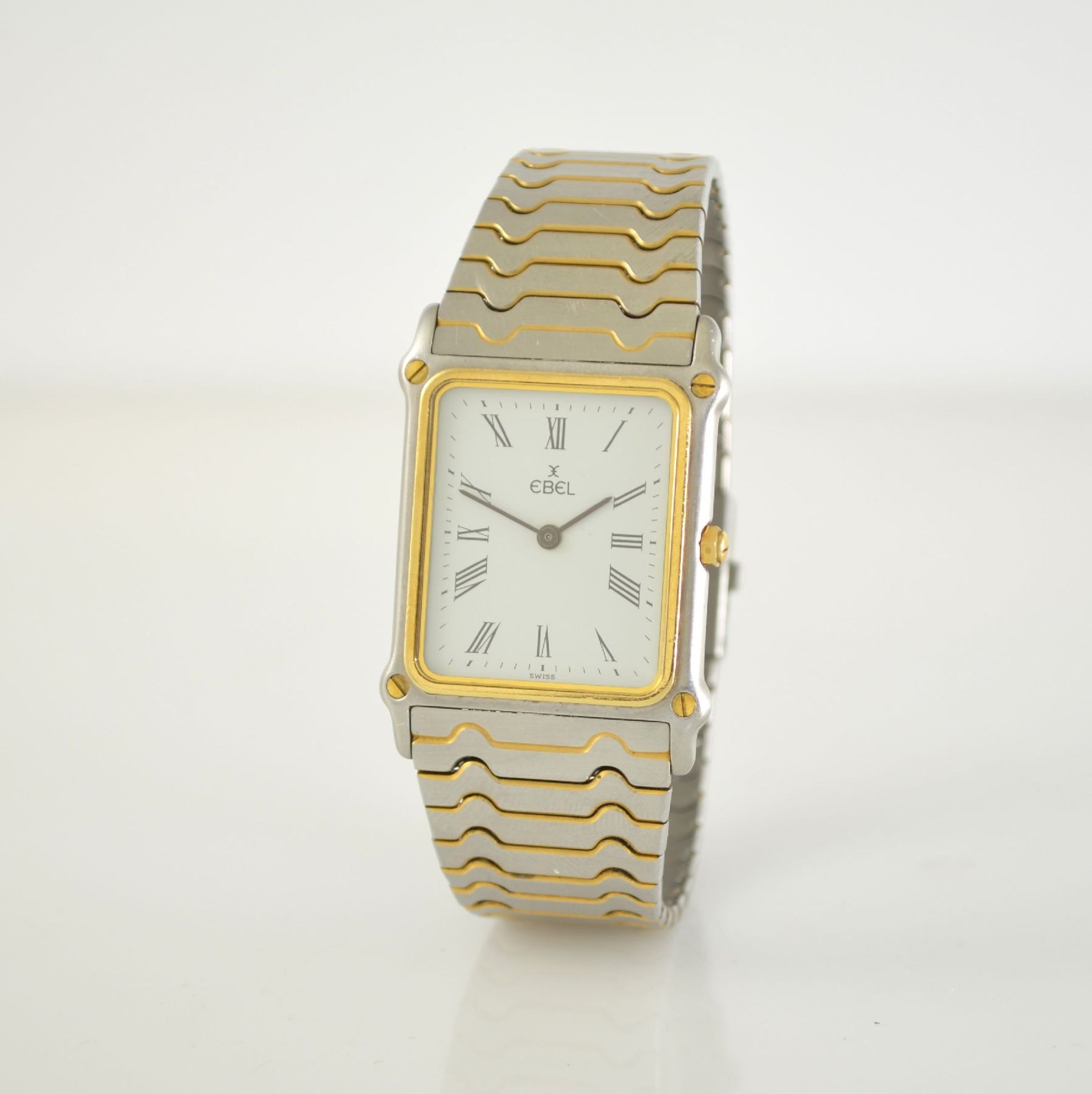 EBEL wristwatch, Switzerland around 1990, stainless steel/gold combined including bracelet, - Bild 3 aus 6