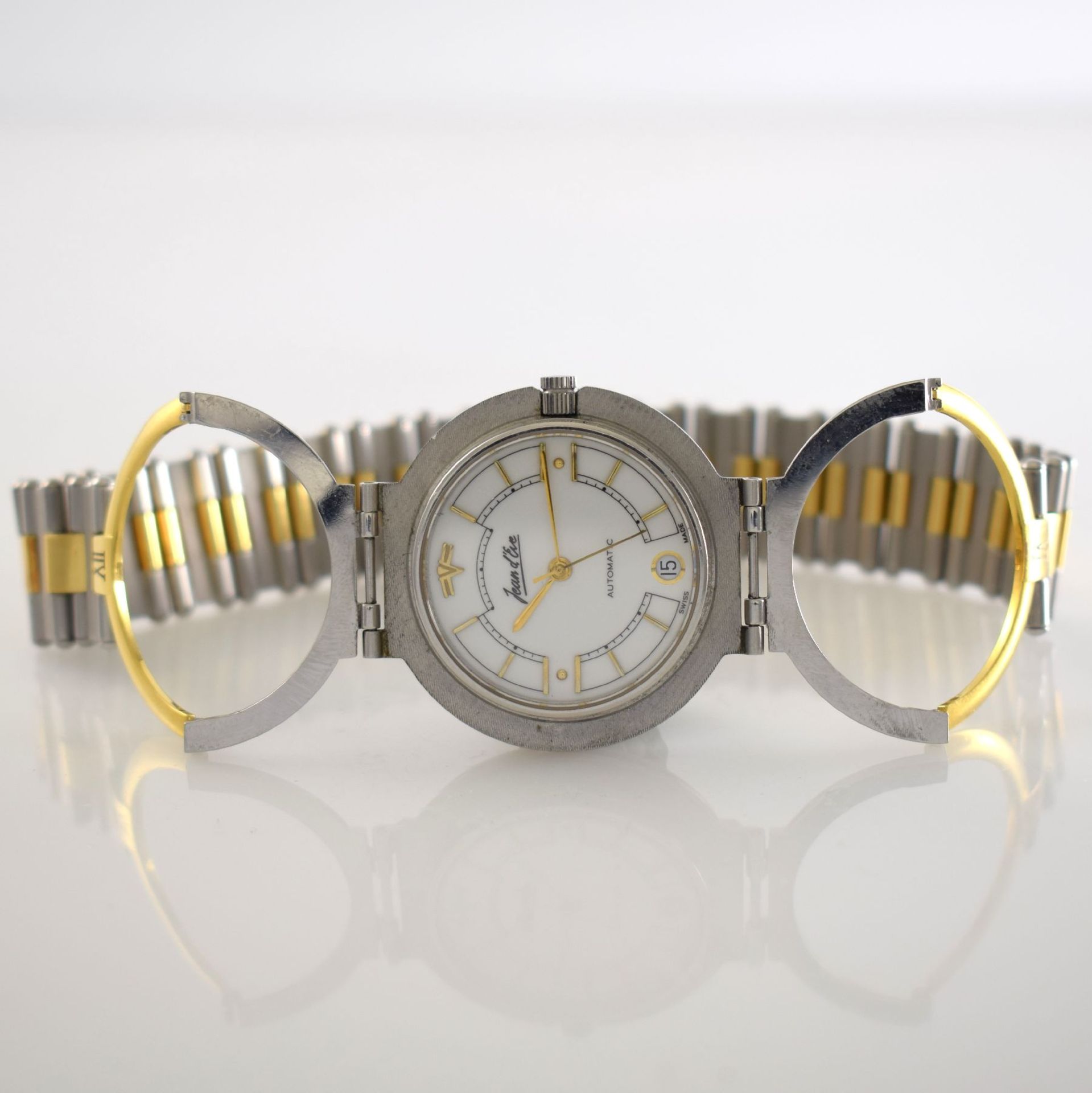 JEAN D'EVE Designer gents wristwatch series Upside Down, self winding, Switzerland around 1995, - Bild 6 aus 7