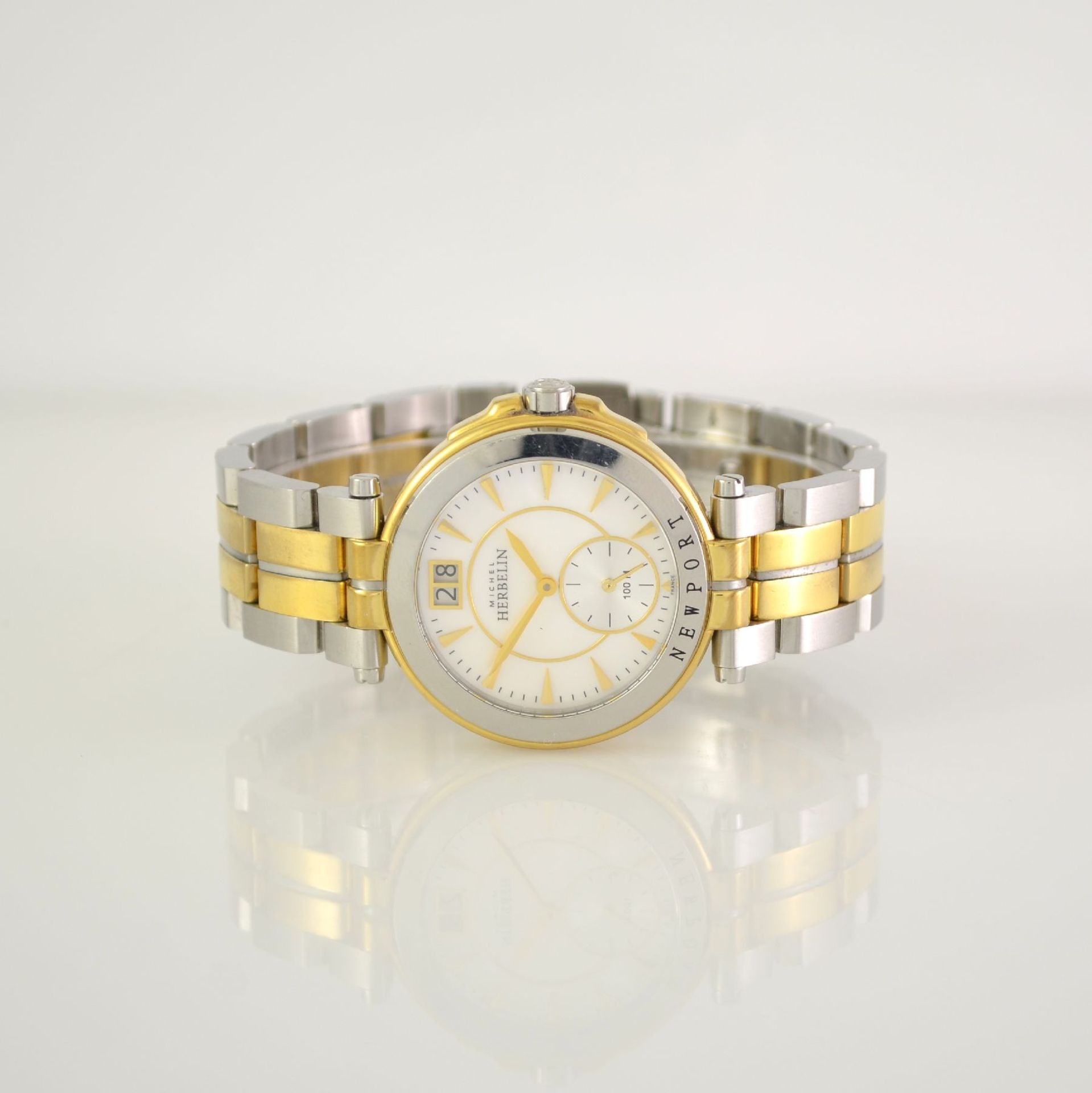 MICHEL HERBELIN ladies wristwatch Newport Yacht Club, France around 2015, reference 18266, stainless