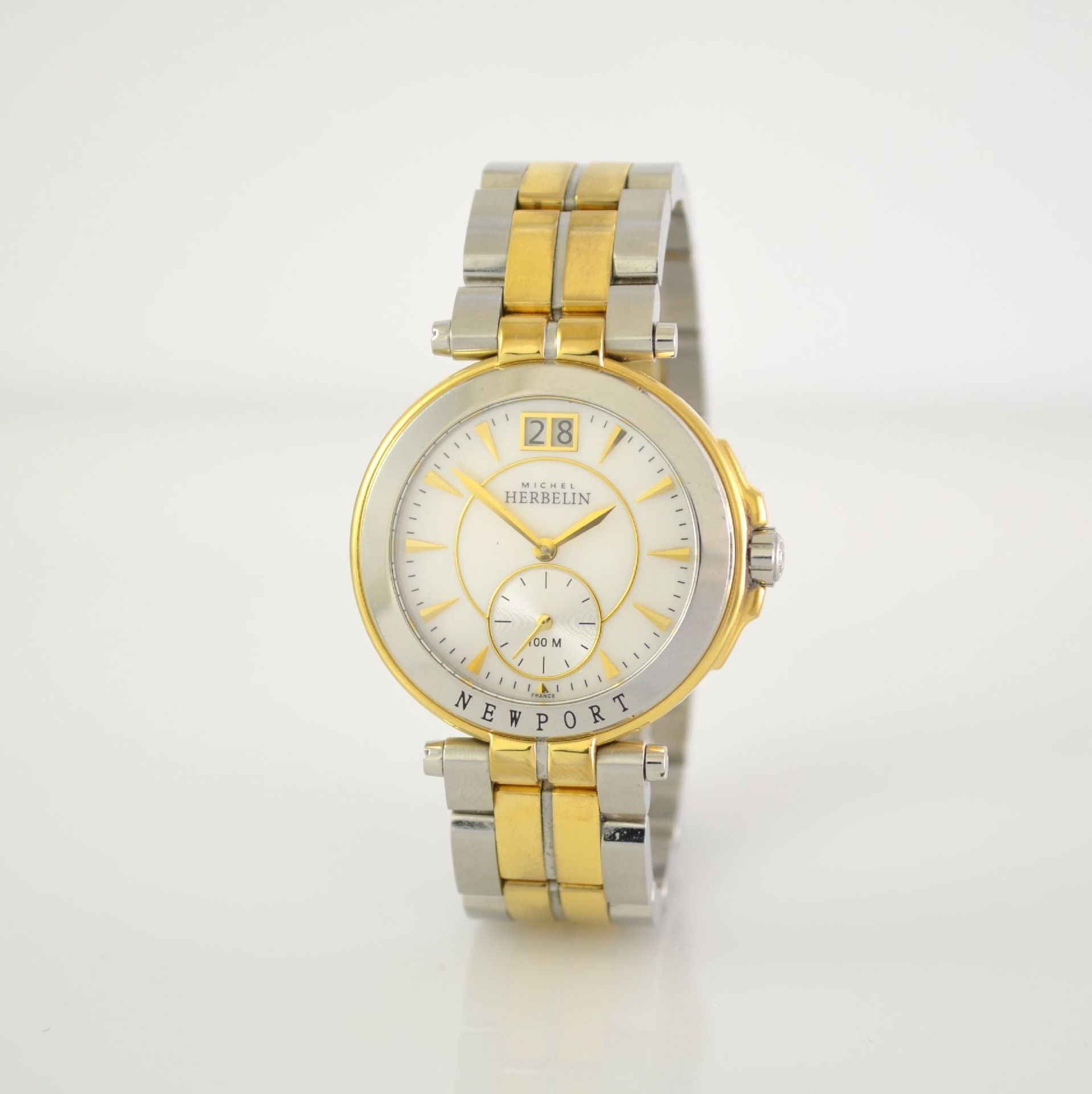 MICHEL HERBELIN ladies wristwatch Newport Yacht Club, France around 2015, reference 18266, stainless - Bild 3 aus 7