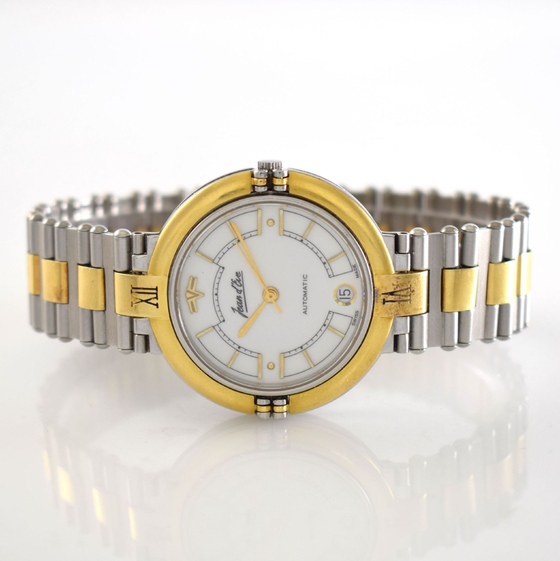 JEAN D'EVE Designer gents wristwatch series Upside Down, self winding, Switzerland around 1995,