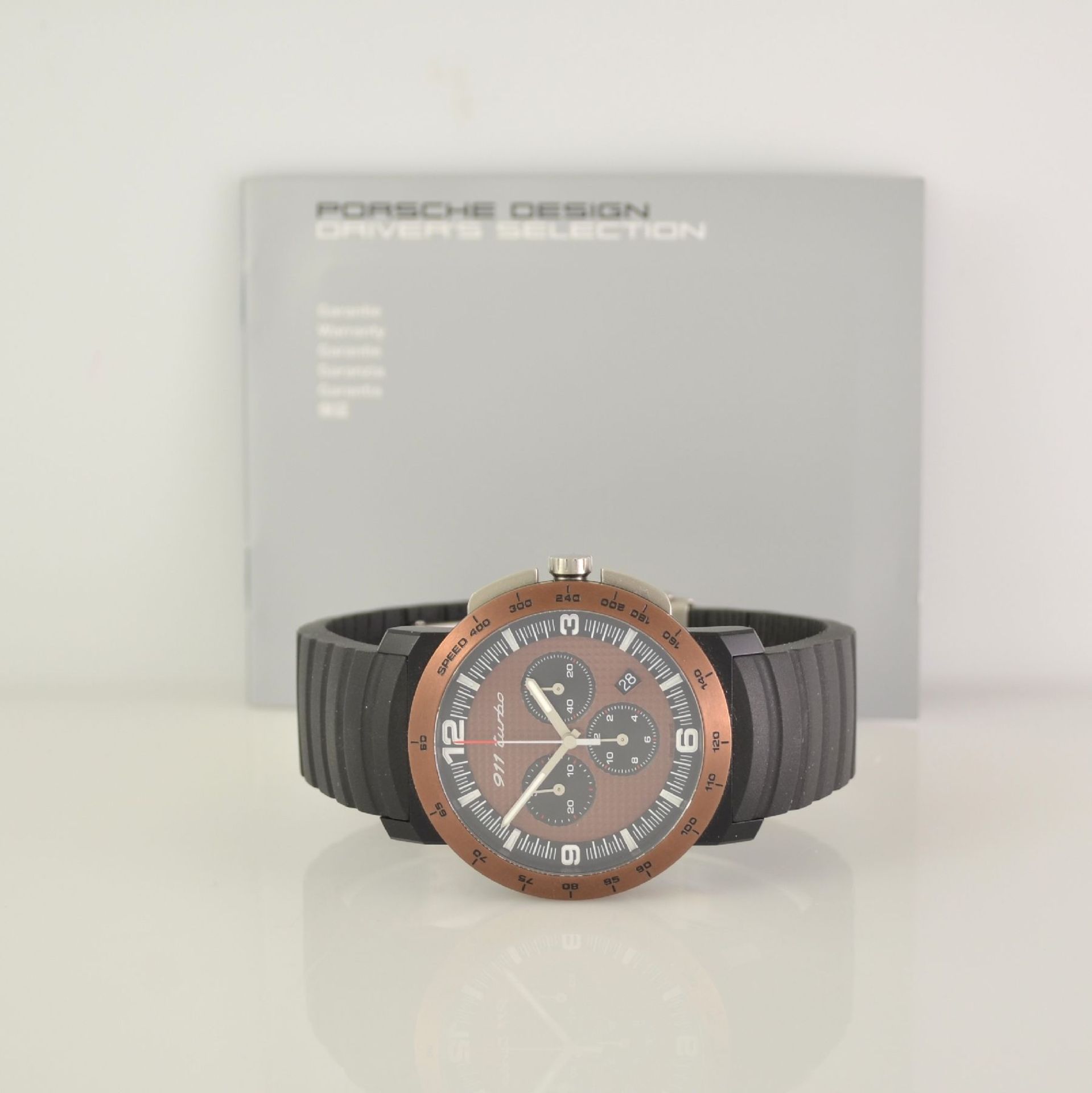 PORSCHE 911 Turbo Sport Classic chronograph, Switzerland around 2005, quartz, reference WAP0700830D, - Bild 7 aus 7