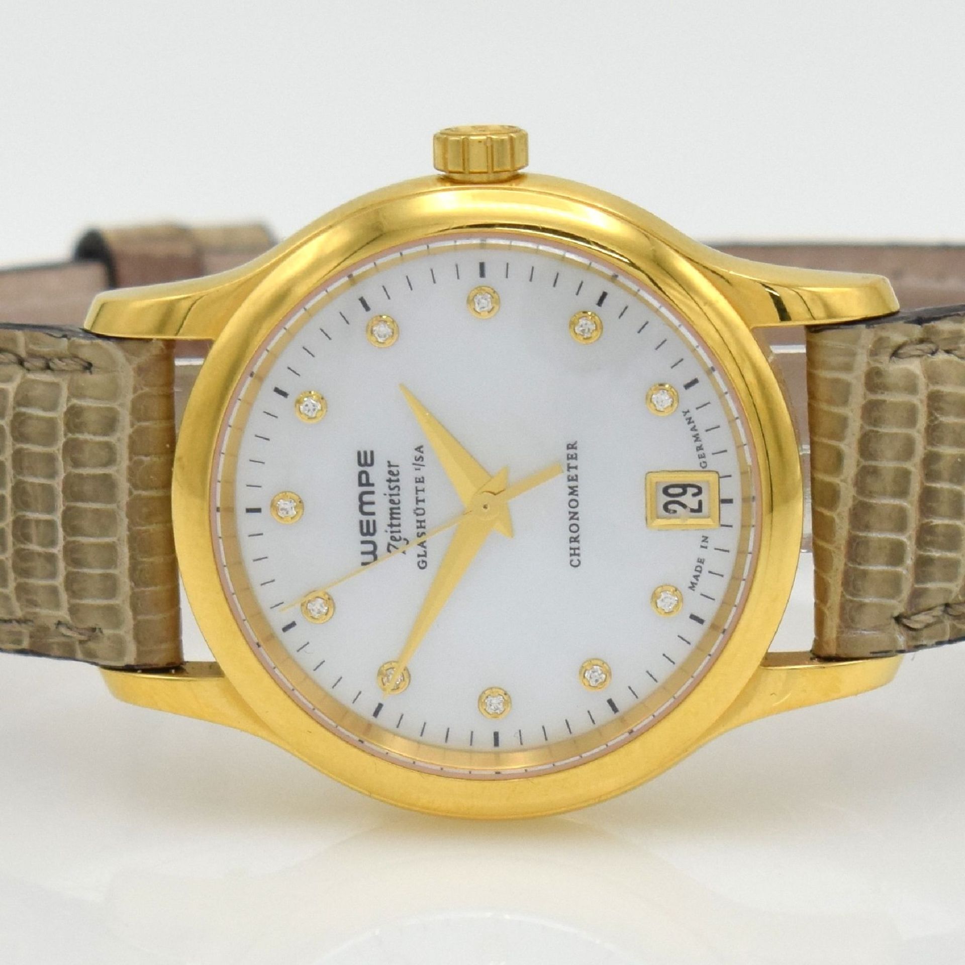 WEMPE Zeitmeister ladies wristwatch, Germany sold in June 2015 according to certificate, quartz, - Bild 2 aus 9