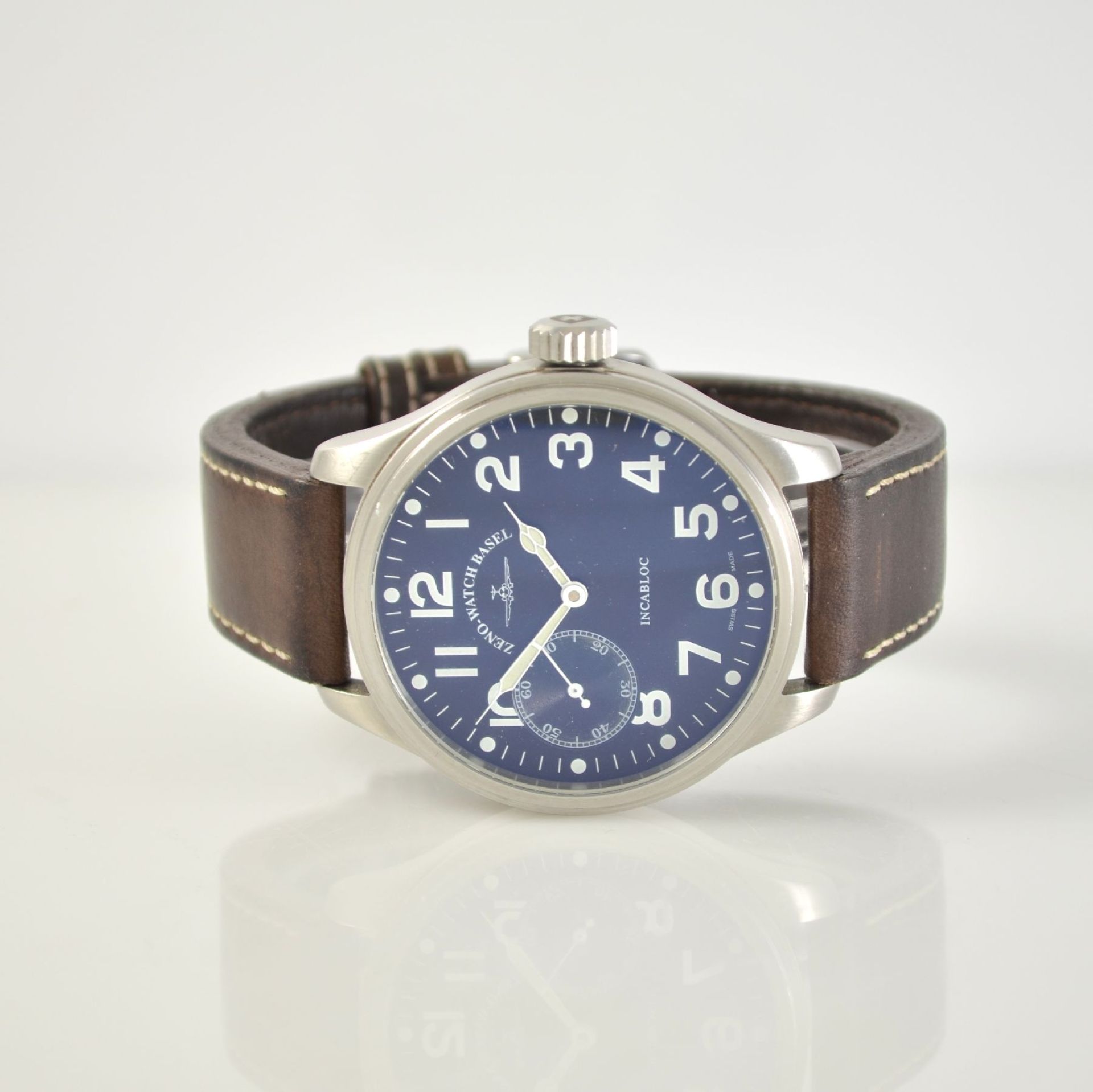 ZENO-WATCH BASEL Pilot big gents wristwatch, Switzerland sold in May 2006 according to warranty
