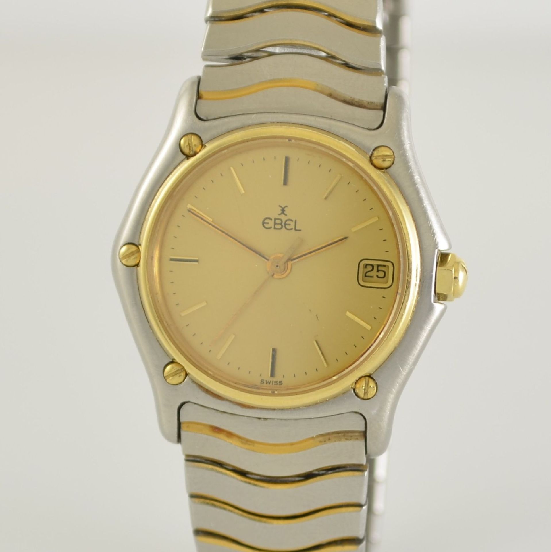 EBEL Sport Classique ladies wristwatch, reference 183908, stainless steel/gold combined including - Bild 4 aus 7