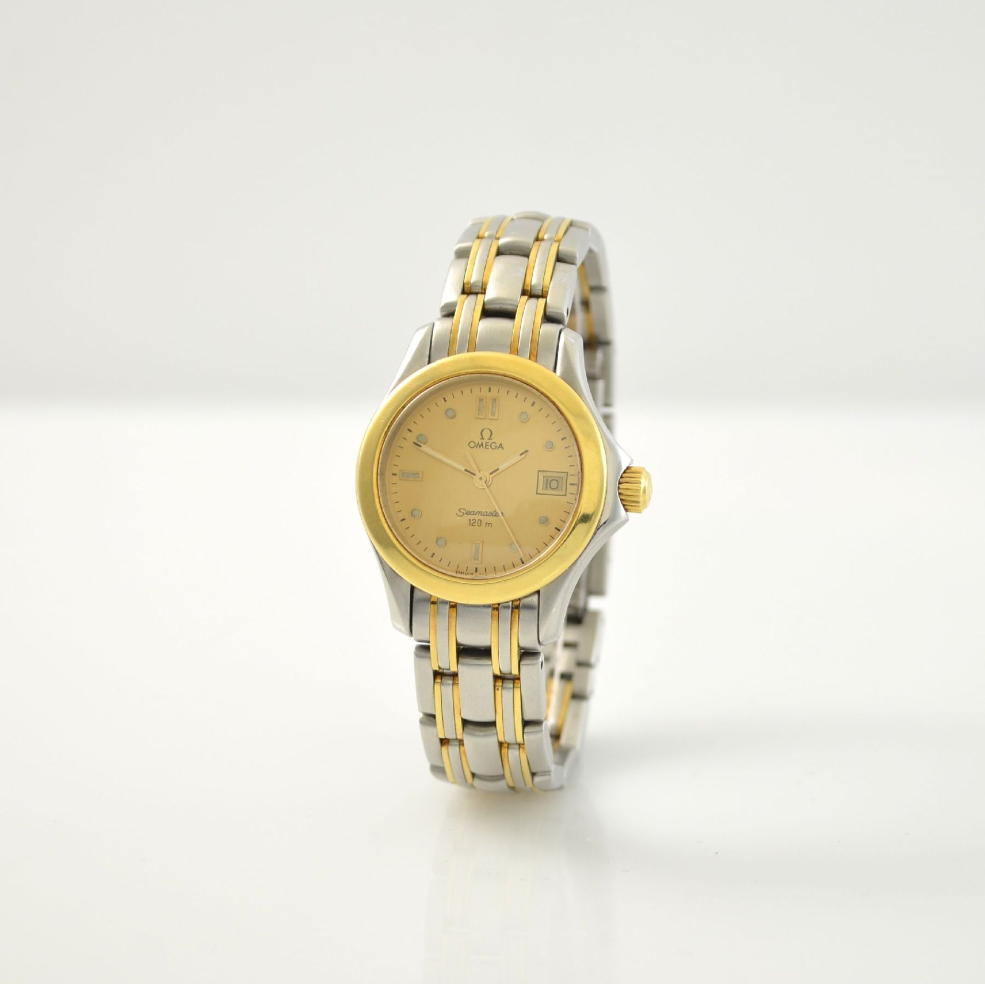 OMEGA Seamaster ladies wristwatch, Switzerland around 1995, stainless steel/gold combined - Bild 3 aus 5