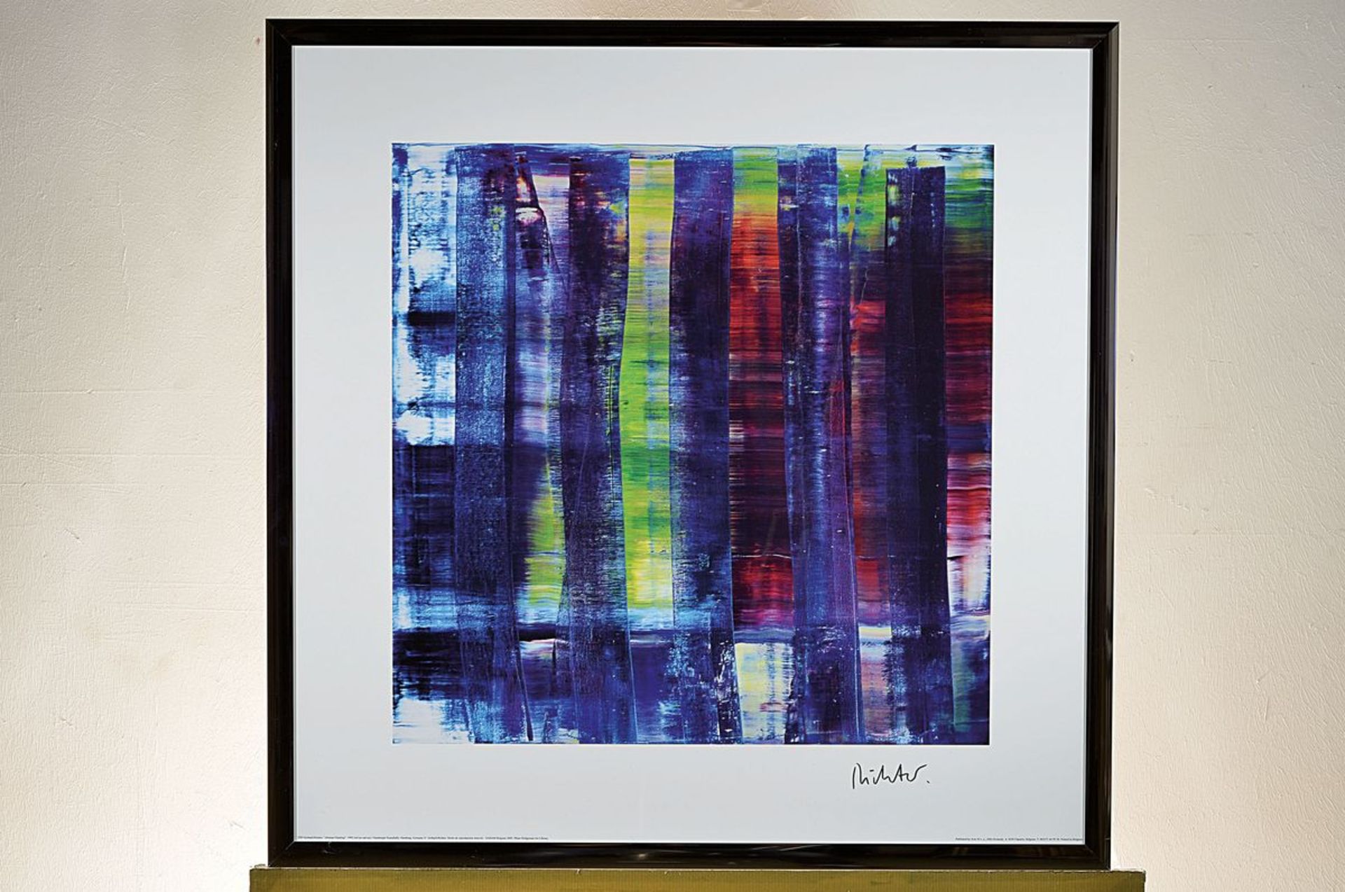 Gerhard Richter, born 1932, # "Abstract Painting #", art print Acte III, Belgium 2005,offset - Bild 3 aus 3