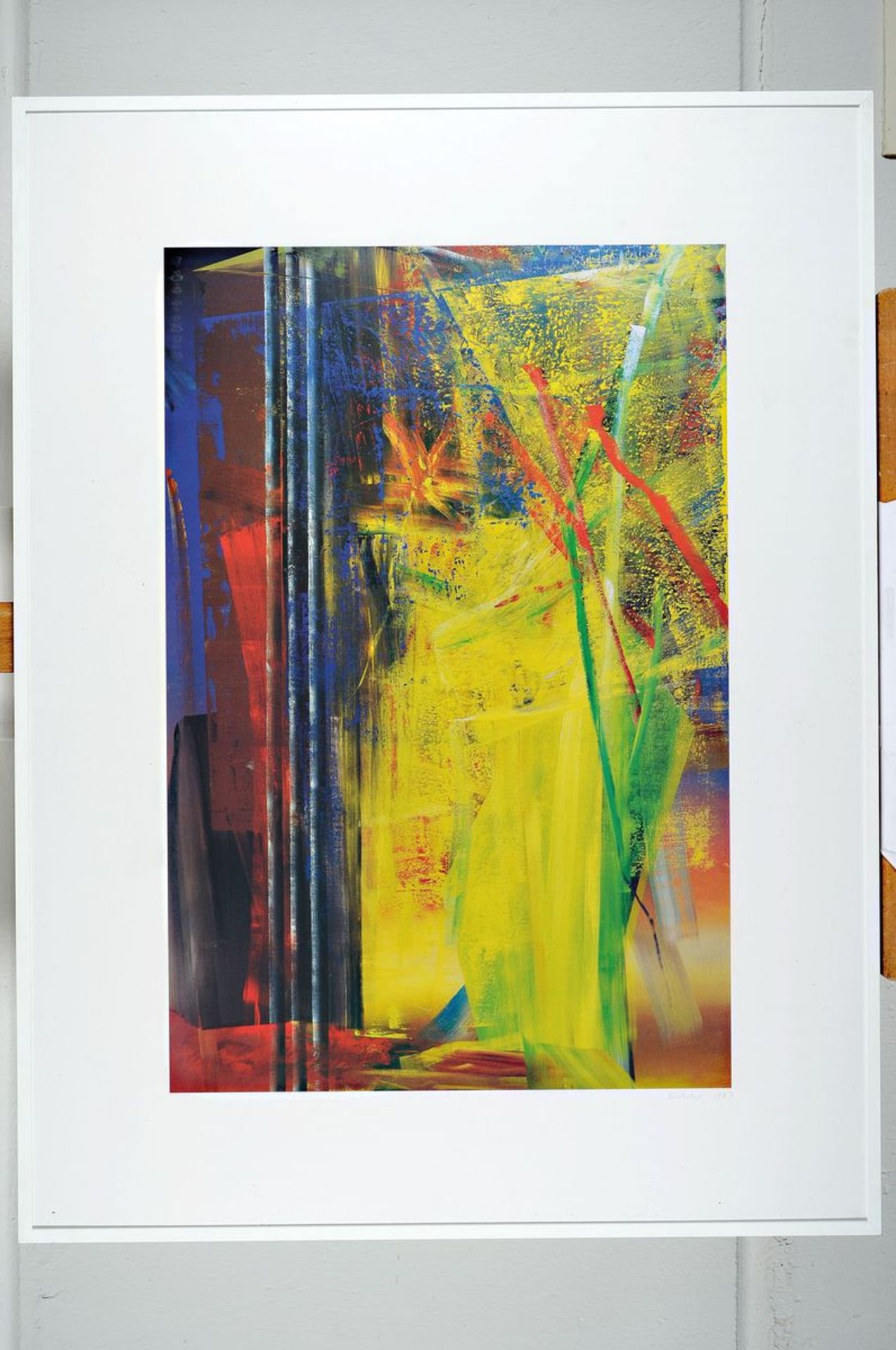 Gerhard Richter, born 1932, Victoria I, color offset on cardboard, signed, dated 1987, edition: - Bild 2 aus 2