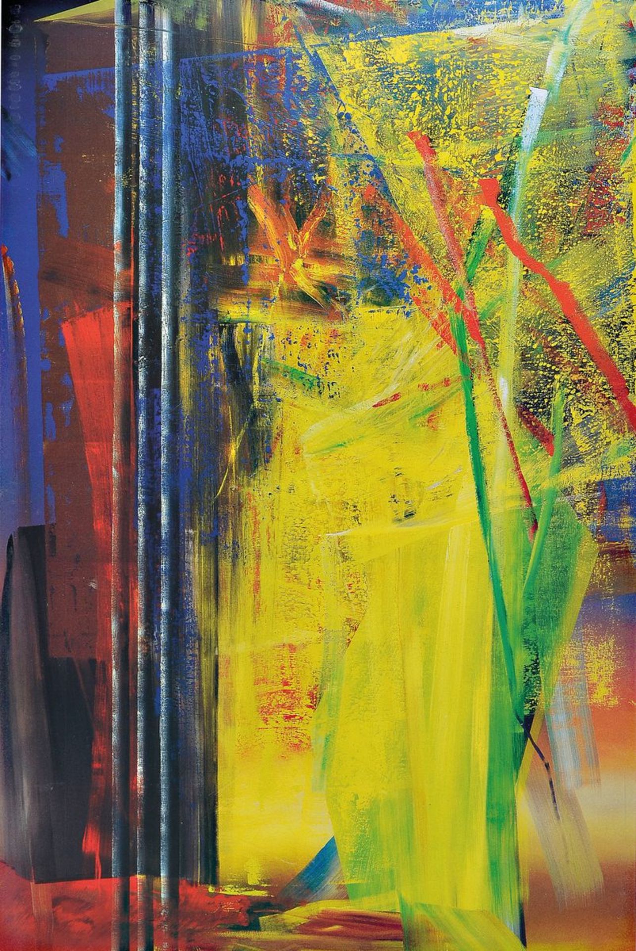 Gerhard Richter, born 1932, Victoria I, color offset on cardboard, signed, dated 1987, edition: