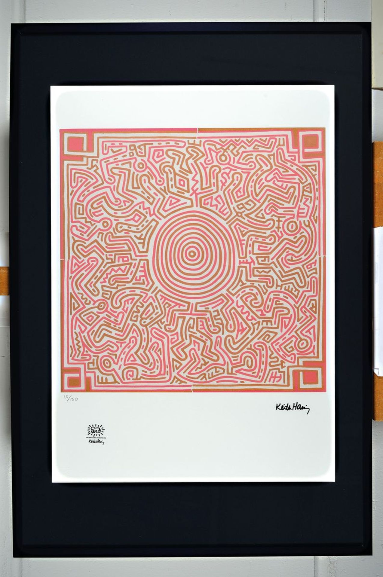 Keith Haring, 1929-1995, color lithograph on wove paper, num. 15/150, with Keith Haring Estate - Image 3 of 3