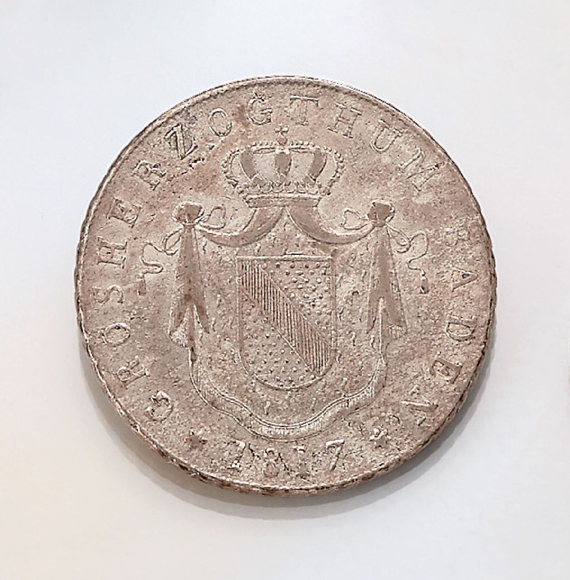 Silver coin, 1 Kroner-Thaler, Baden, 1817 , Großherzogthum Baden