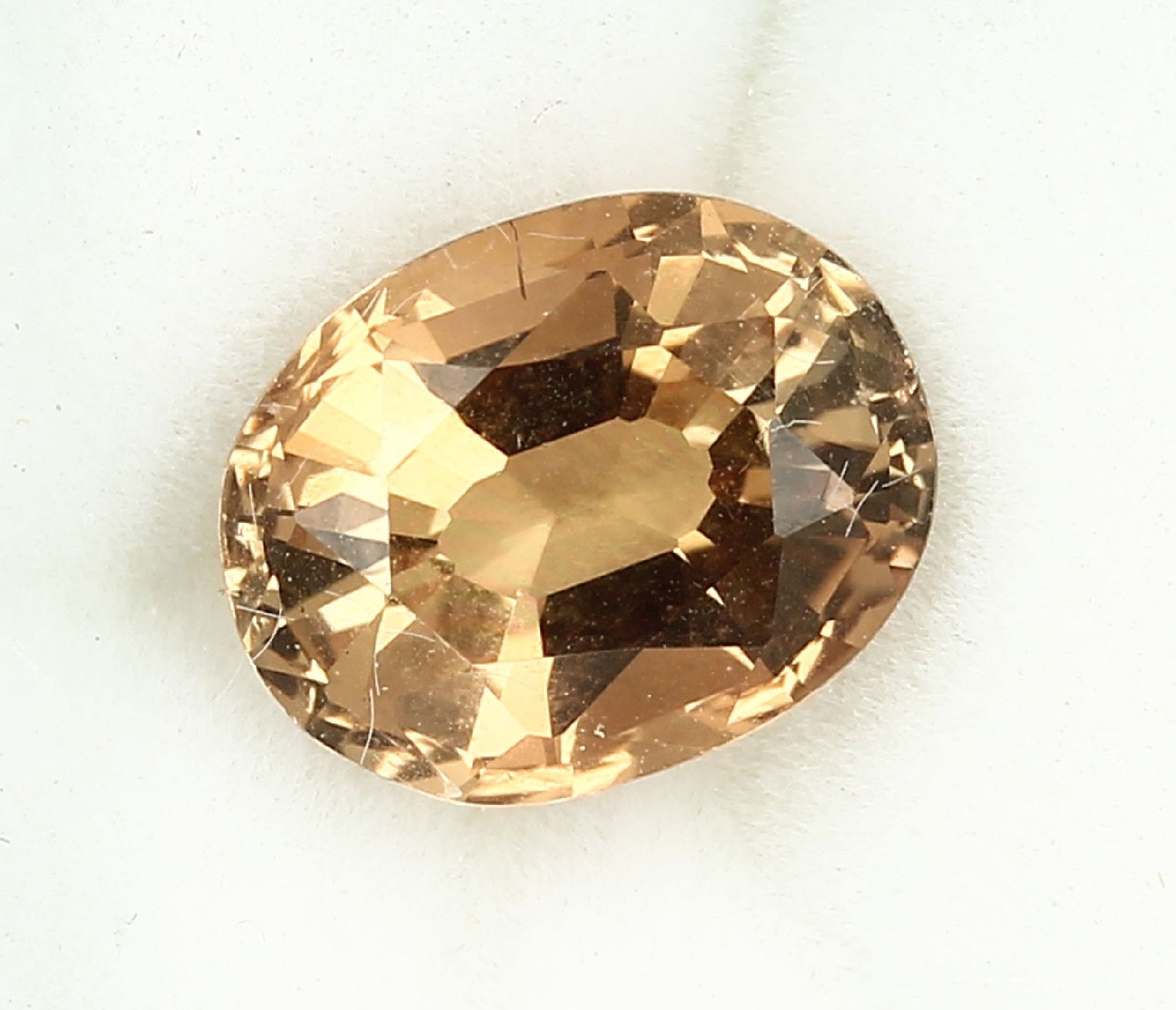 Loose oval bevelled topaz 4.48 ct Valuation Price: 380, - EUR