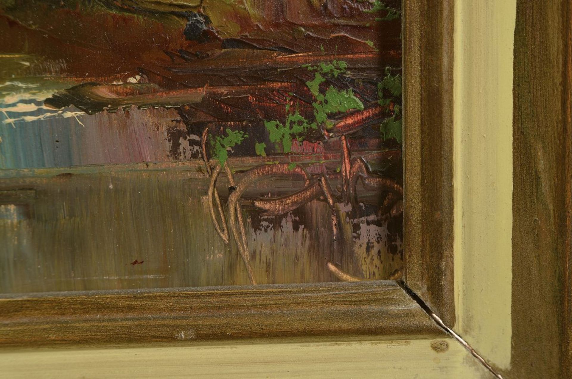 Karl Philipp Spitzer, 1887-1954 Speyer, two counterparts: summery and wintry landscape, oil / - Bild 2 aus 5