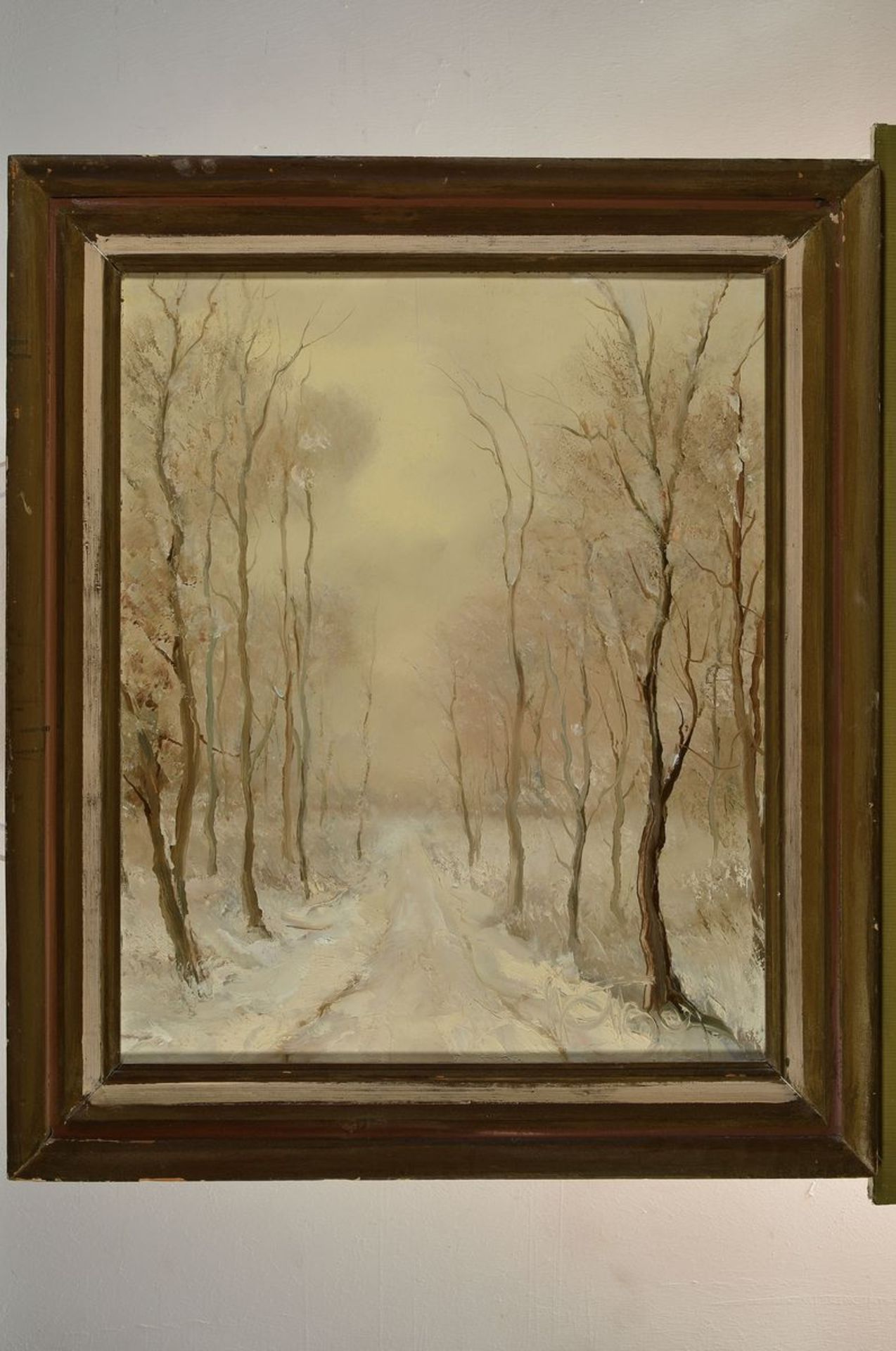Karl Philipp Spitzer, 1887-1954 Speyer, two counterparts: summery and wintry landscape, oil / - Bild 5 aus 5