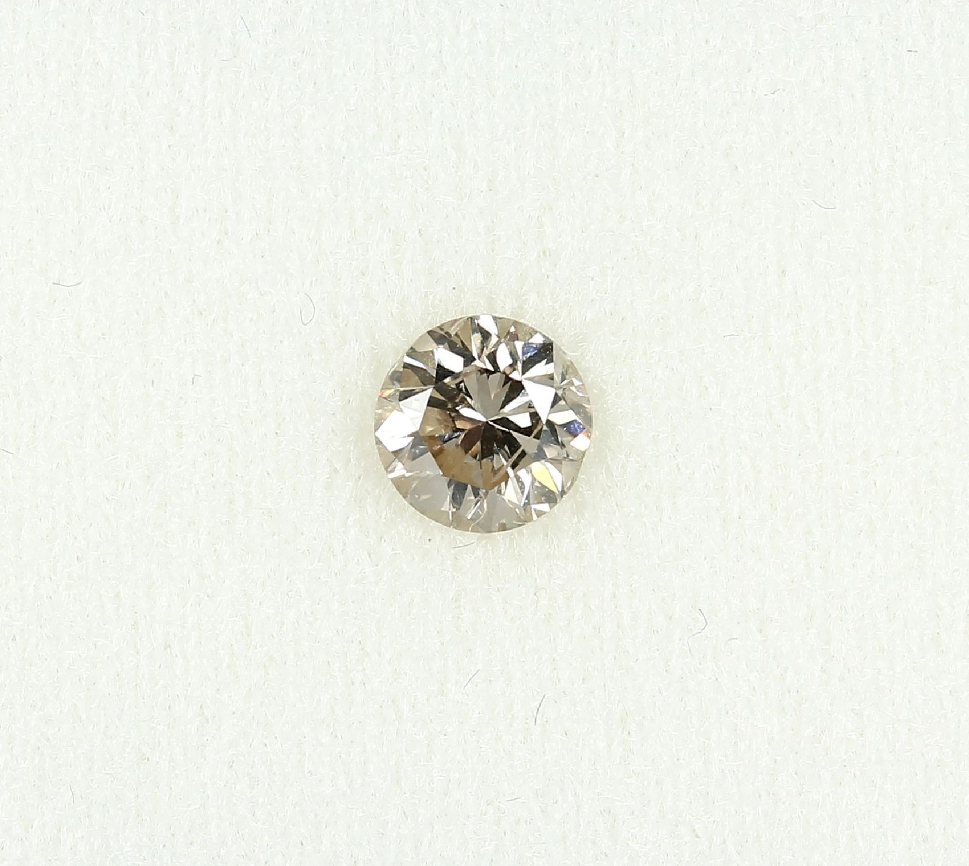 Loose brilliant, approx. 1 ct Brown/p1 Valuation Price: 1280, - EURLoser Brillant, ca. 1 ct Braun/p1