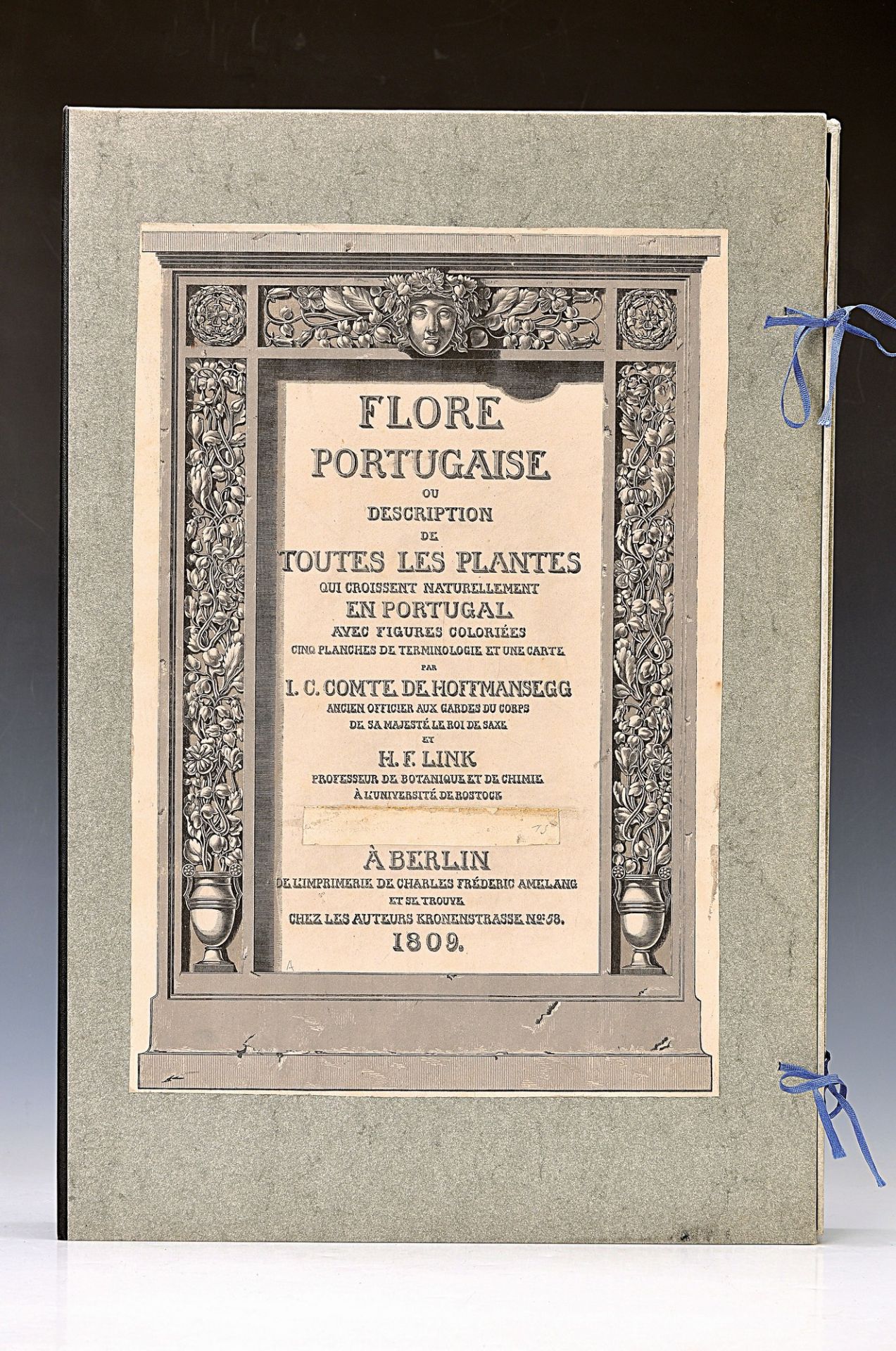 J.C. Hoffmannsegg and H.F. Link: Flore portugaise, Berlin 1809-1840, 23 Lief. in fourvolumes with