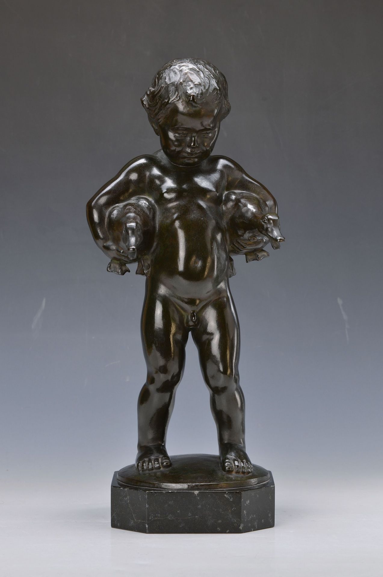 Fabricius, Richard Wilhelm Daniel, 1863 Berlin- 1923 Dresden, Bronze, small figure for a fountain,