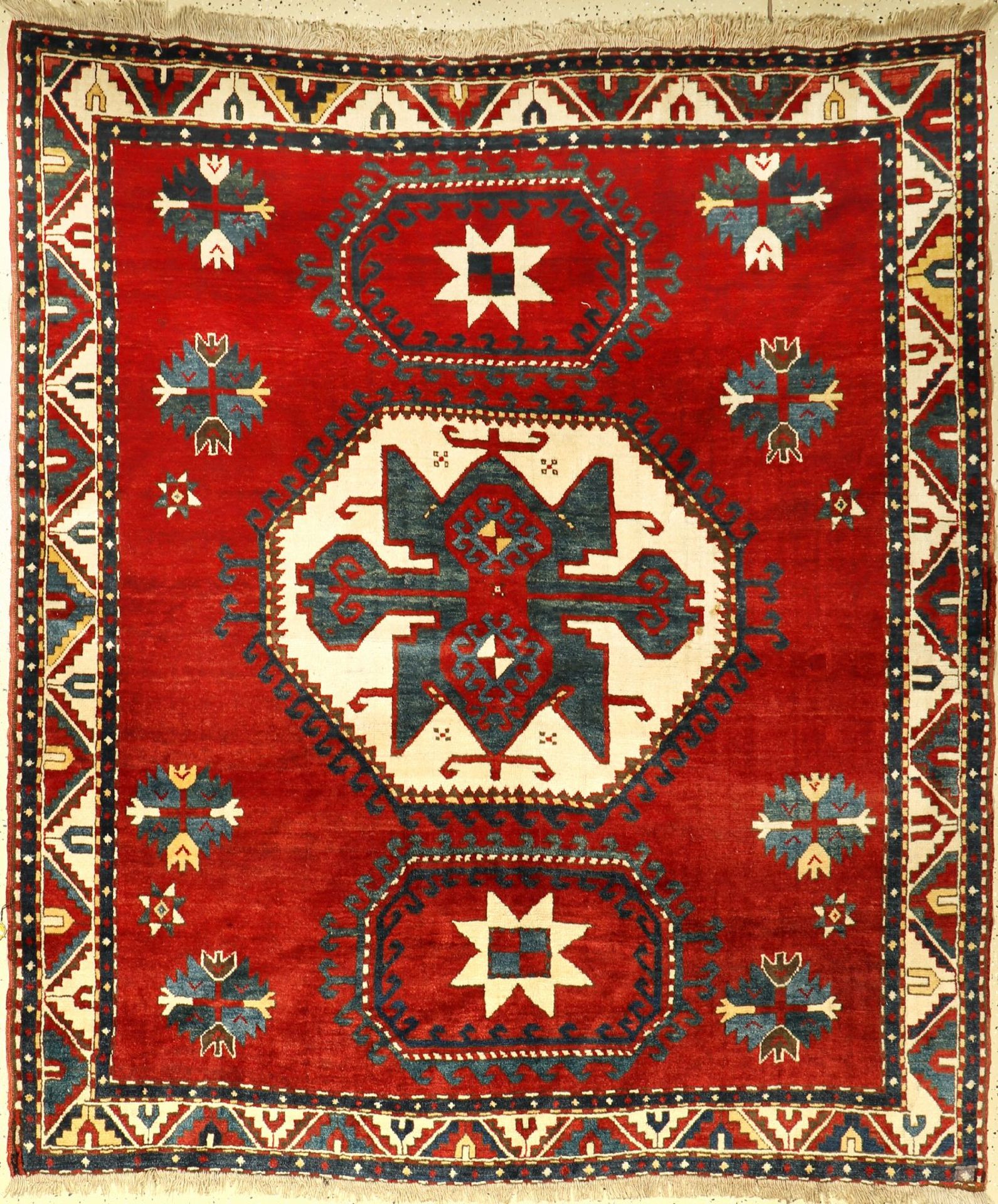 Lori Pambak Antique Kazak, Caucasus, late 19thcentury, wool on wool, approx. 208 x 181 cm,
