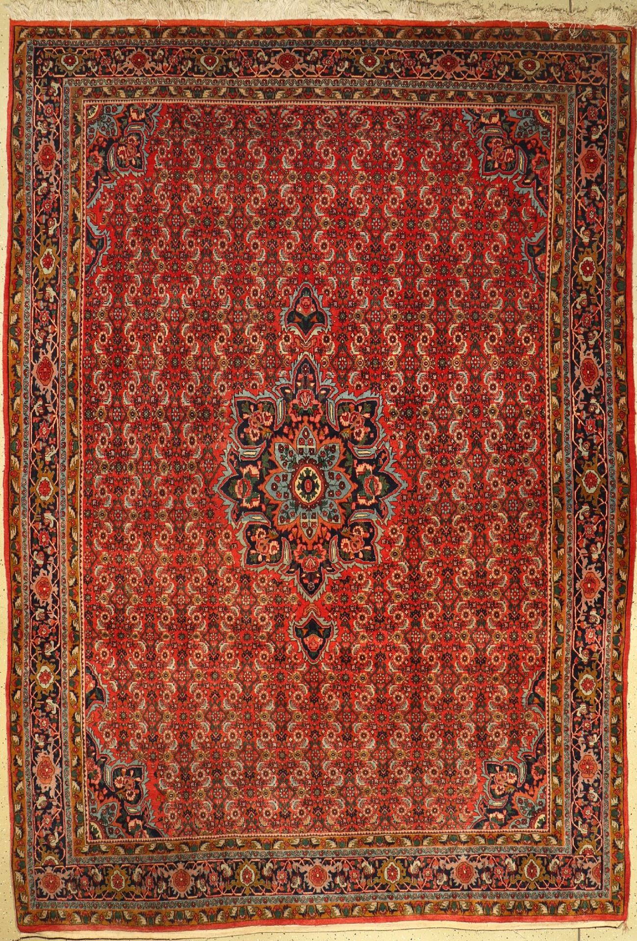 Bidjar old, Persia, approx. 60 years, wool on cotton, approx. 325 x 225 cm, condition: 2-3. Auction: