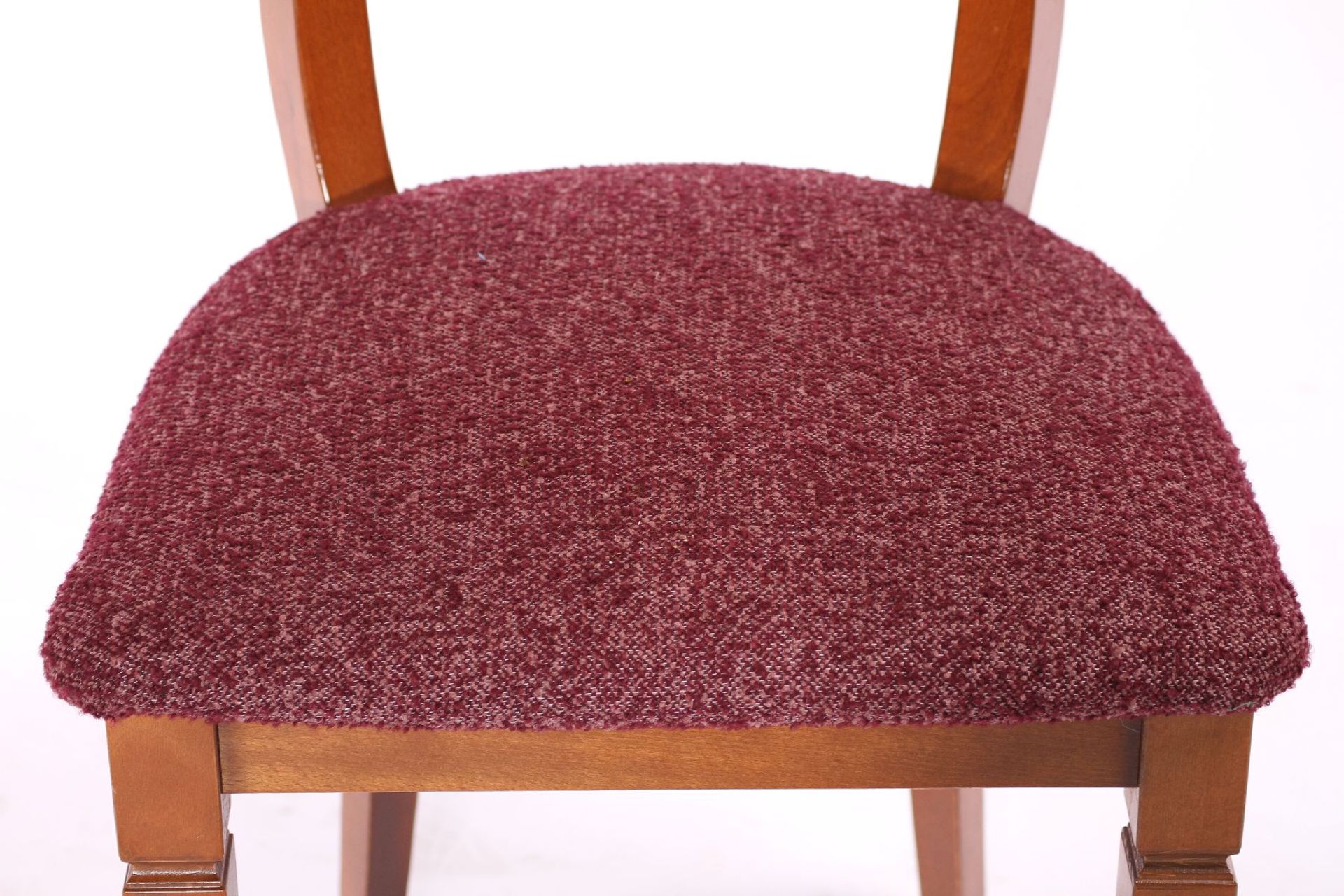 Table with 6 Chairs, table partly cherry solid, plate surface cherry veneer, sides withextension - Bild 7 aus 8