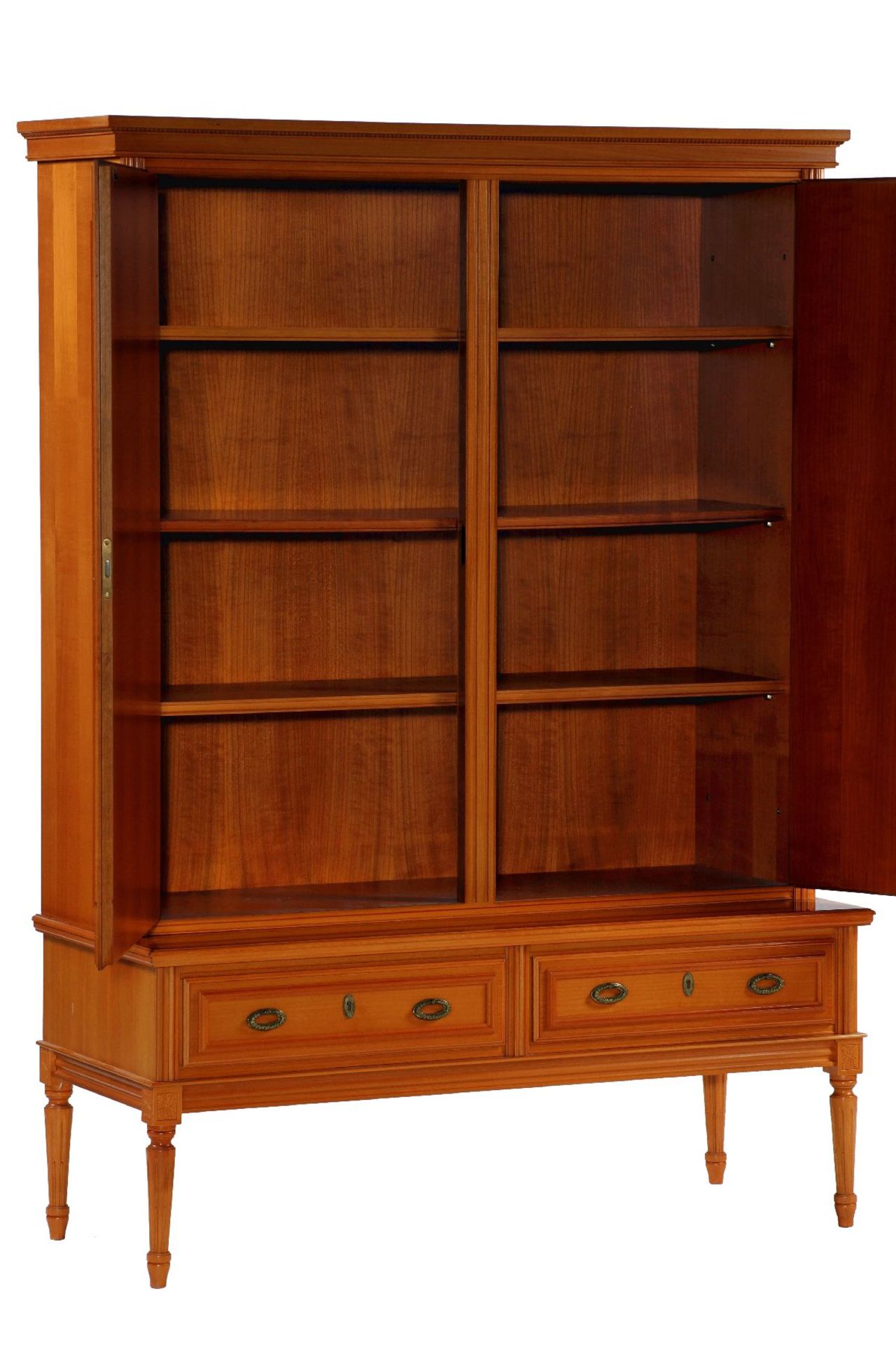 Multi-purpose cupboard, "Anno Dom", Germany, 1973, 2 pieces, cherry tree partly solid, cherry - Bild 2 aus 3