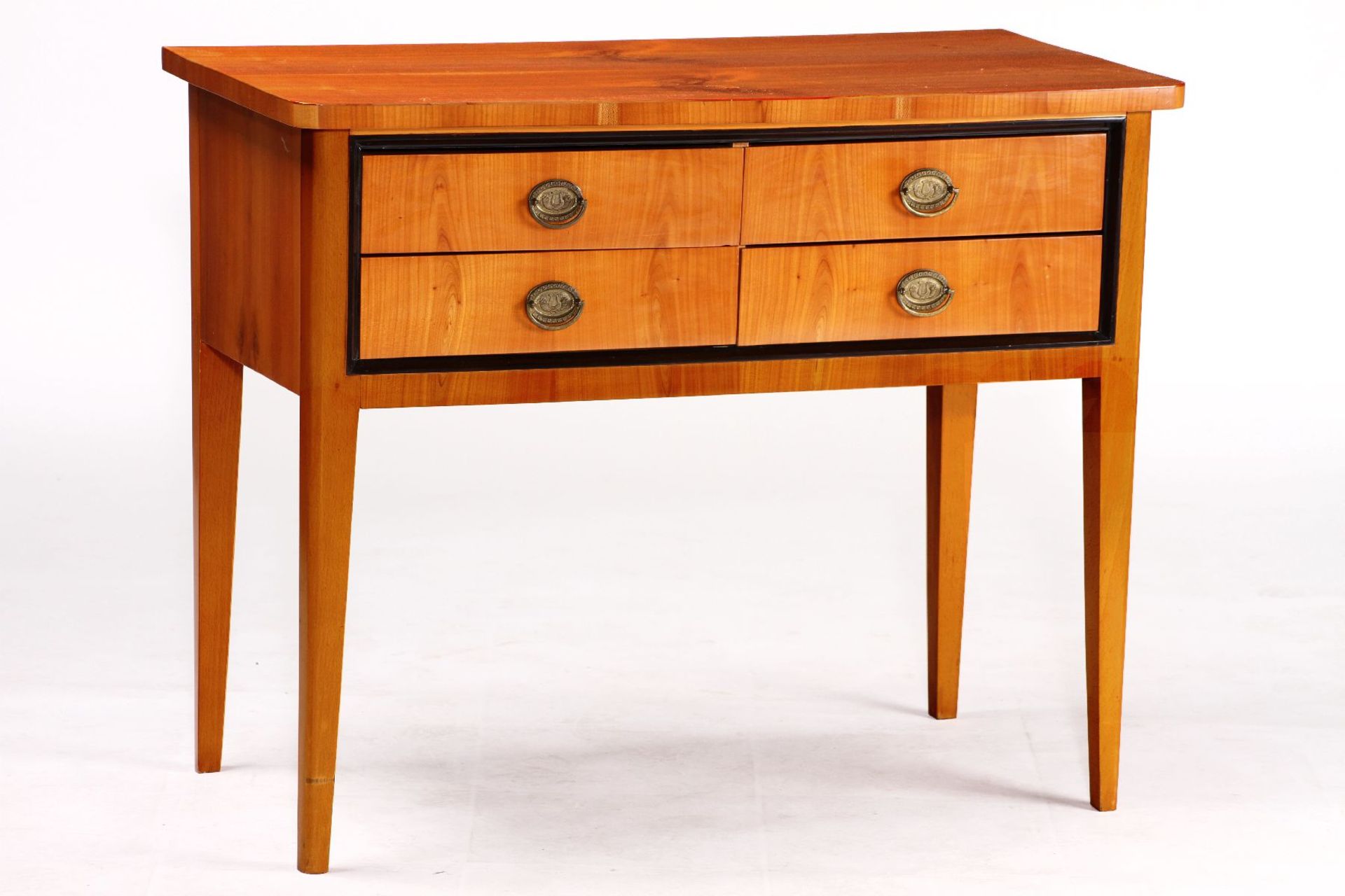 Console, in Biedermeier style, corpus cherry and Solid beech, cherry veneer partly