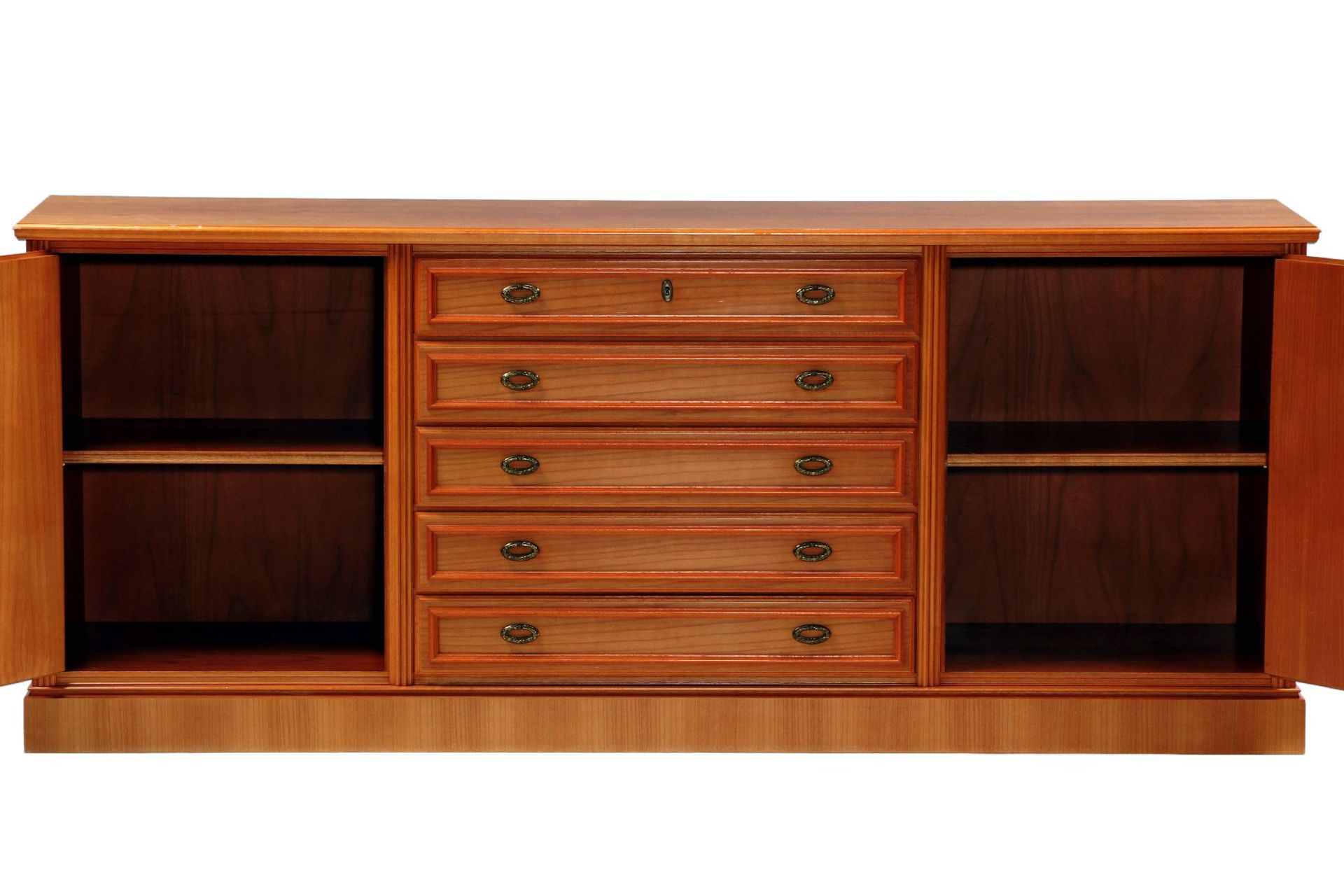 Sideboard, "Anno Dom", Germany, 1973, partly Solid cherry wood, cherry veneer, 5 drawers with - Bild 2 aus 4