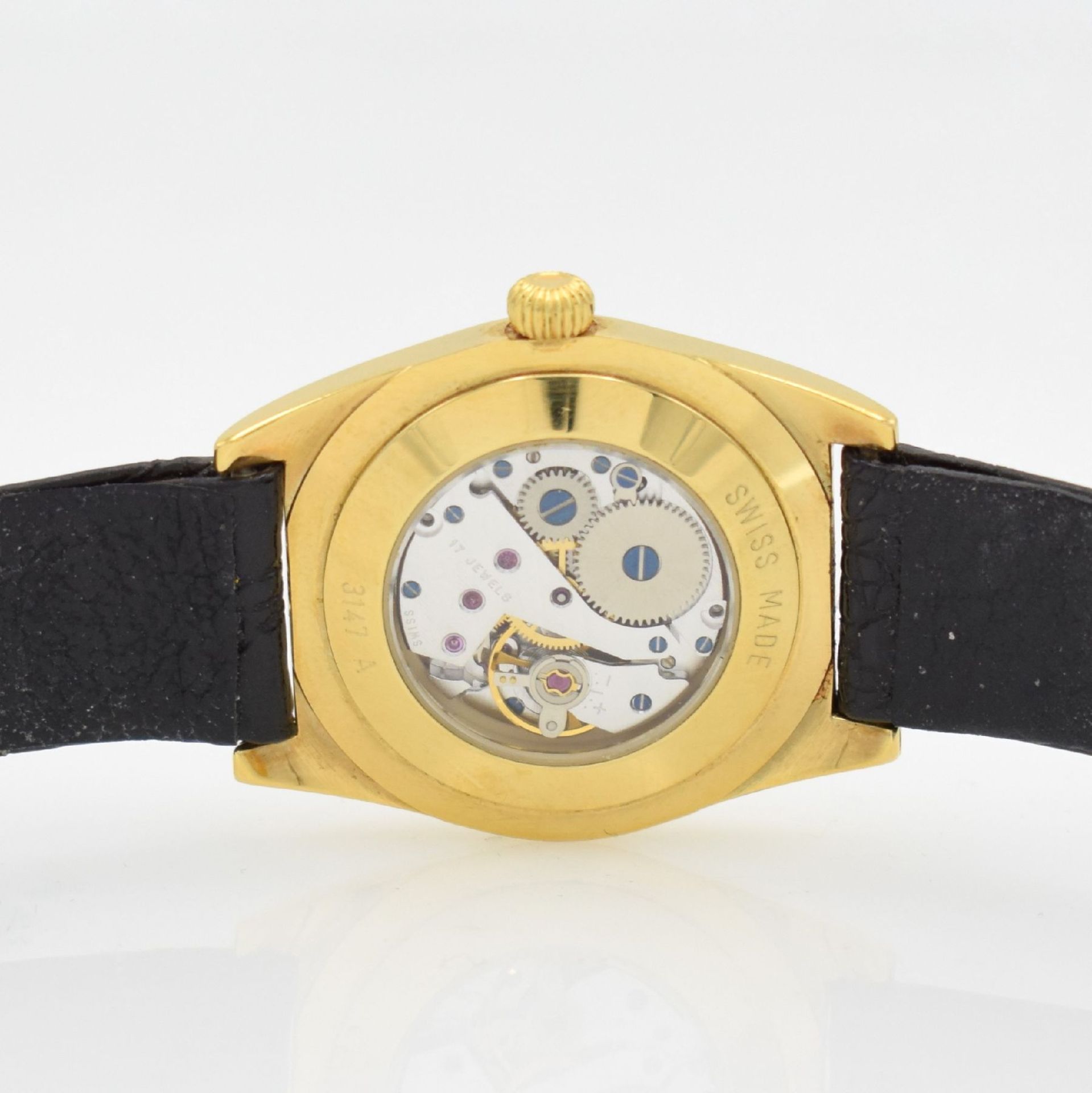 JEAN MARCEL wristwatch with calibre AS 1726, Switzerland around 1995, manual winding, on both - Bild 6 aus 6