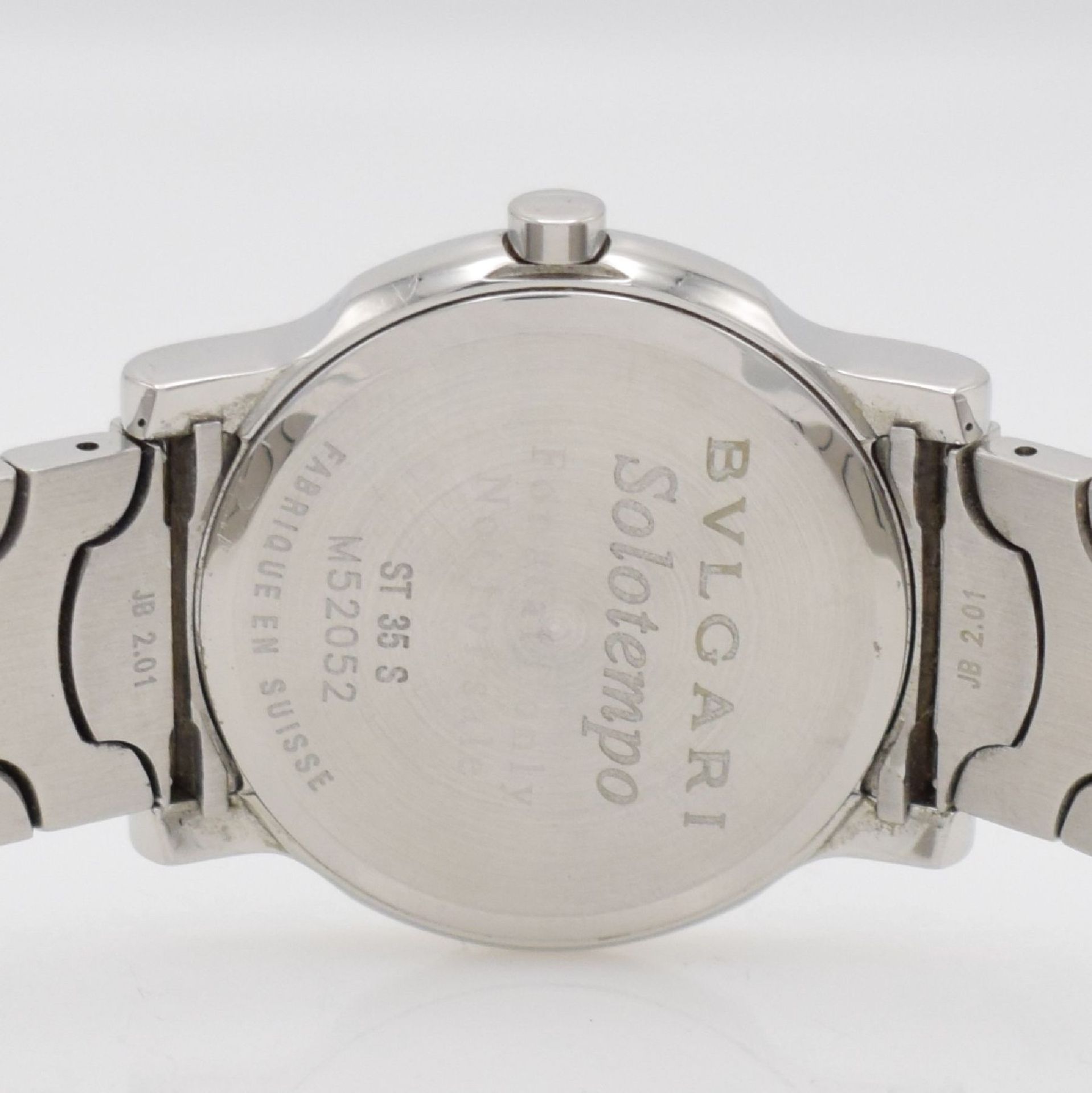 BULGARI Team wristwatch from series Solotempo, Switzerland around 2005, quartz, reference ST 35 S, - Bild 7 aus 7