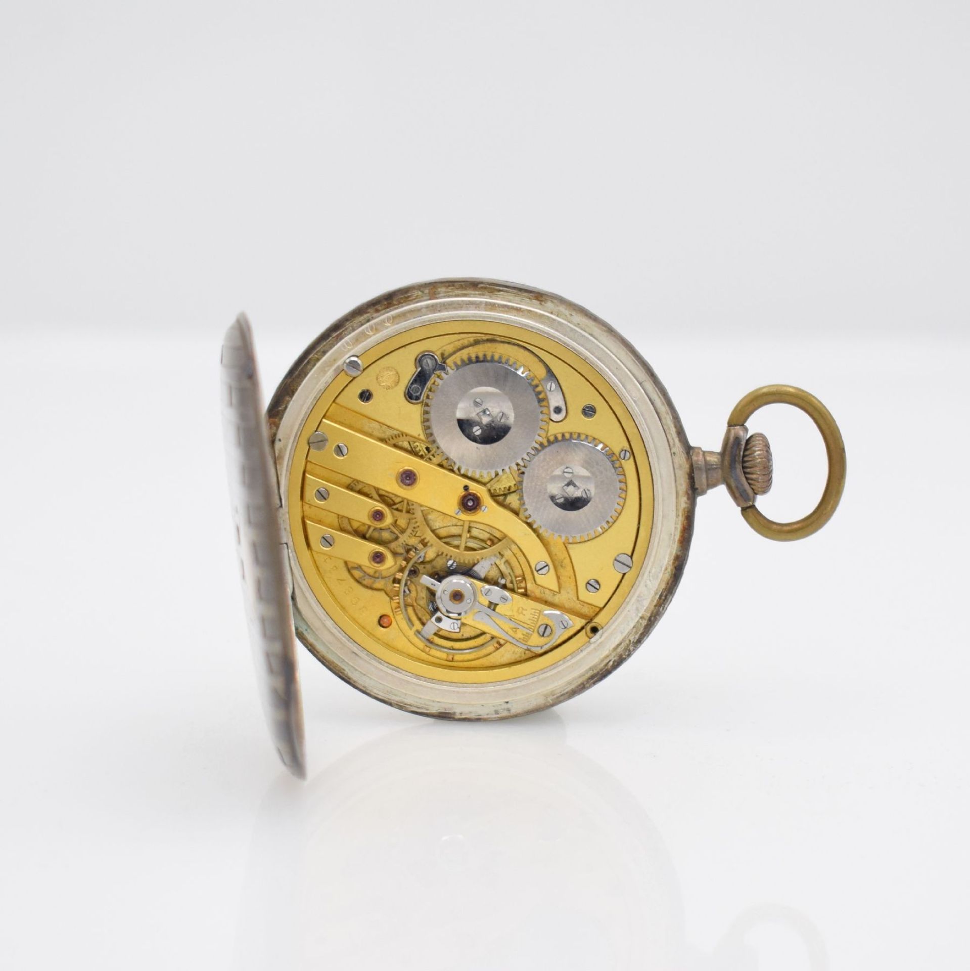 IWC calibre 73 pocket watch movement, Switzerland around 1929, gold-plated movement has to be - Bild 6 aus 6