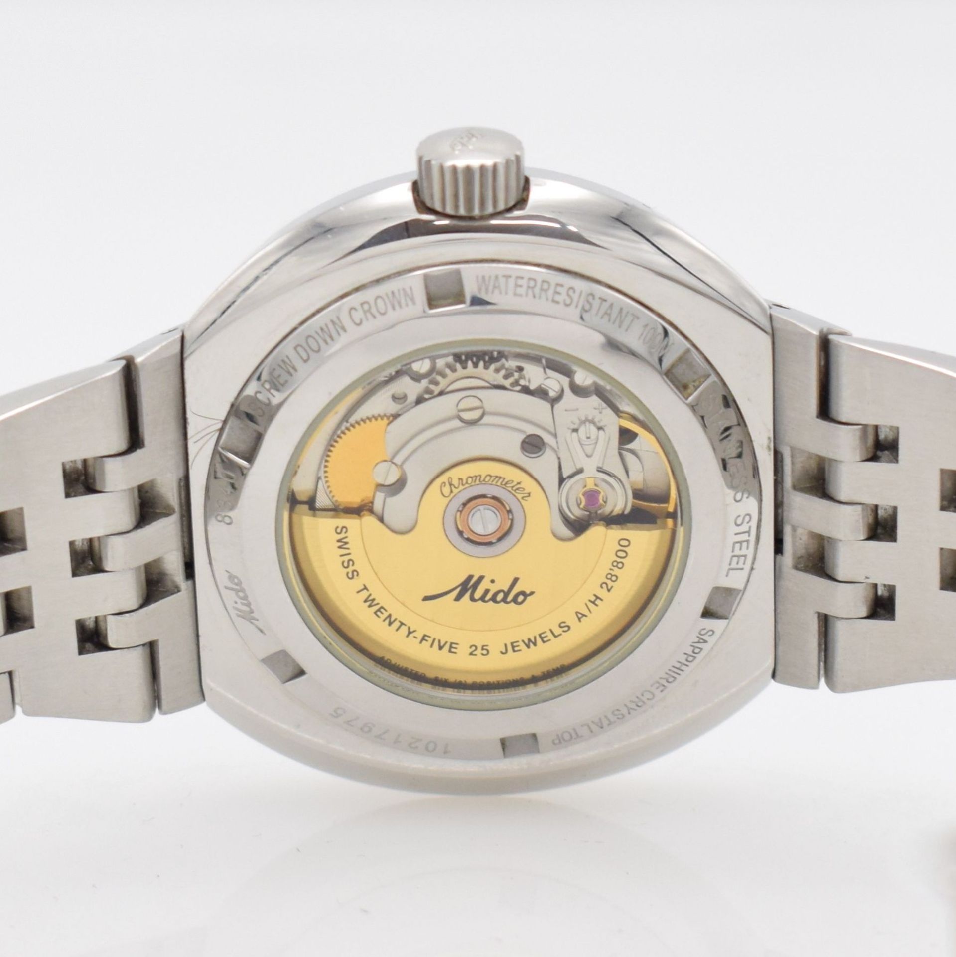 MIDO All Dial chronometer gents wristwatch, Switzerland around 2010, self winding, reference 8340, - Bild 6 aus 7