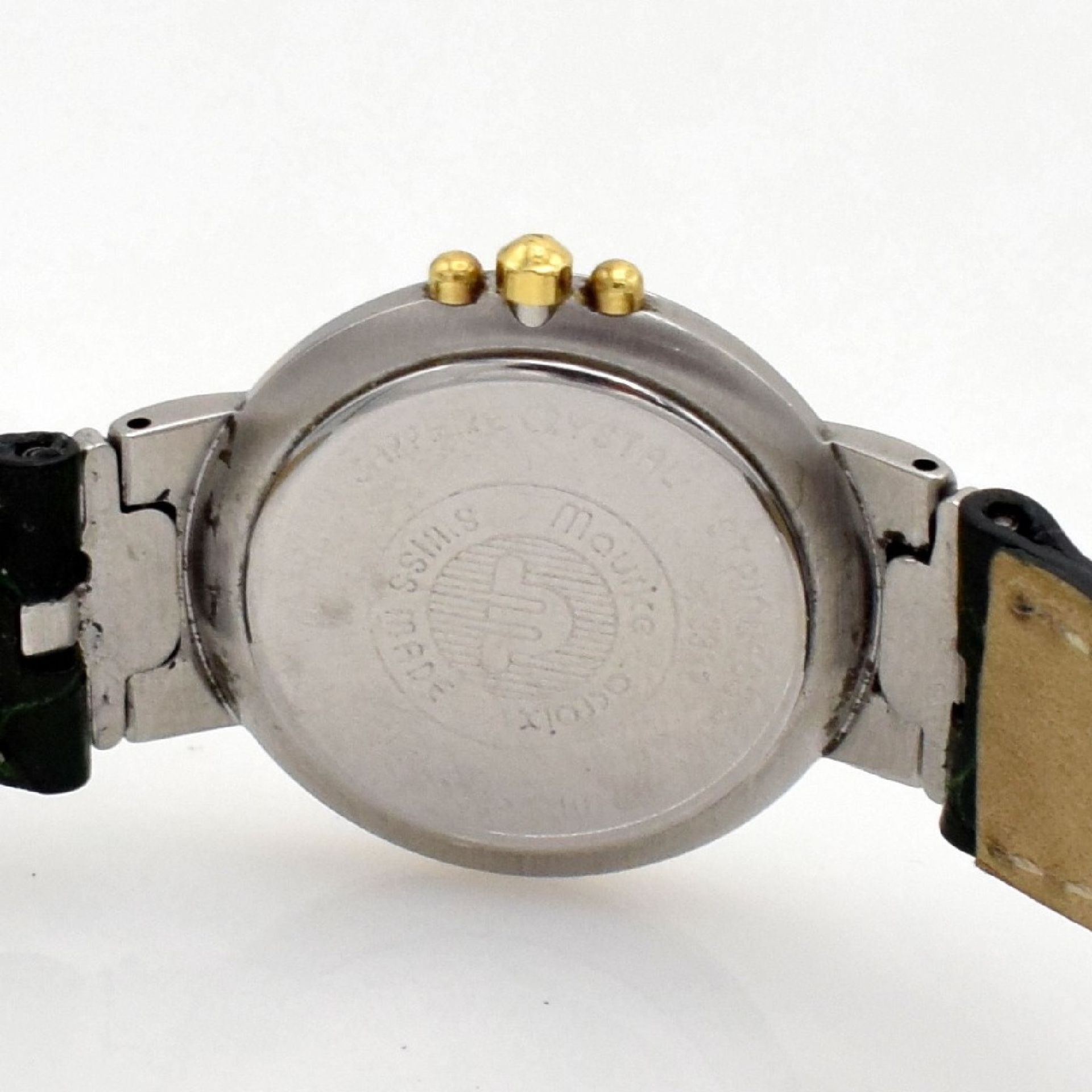 MAURICE LACROIX ladies wristwatch, Switzerland around 1995, quartz, stainless steel case, snap on - Bild 6 aus 6