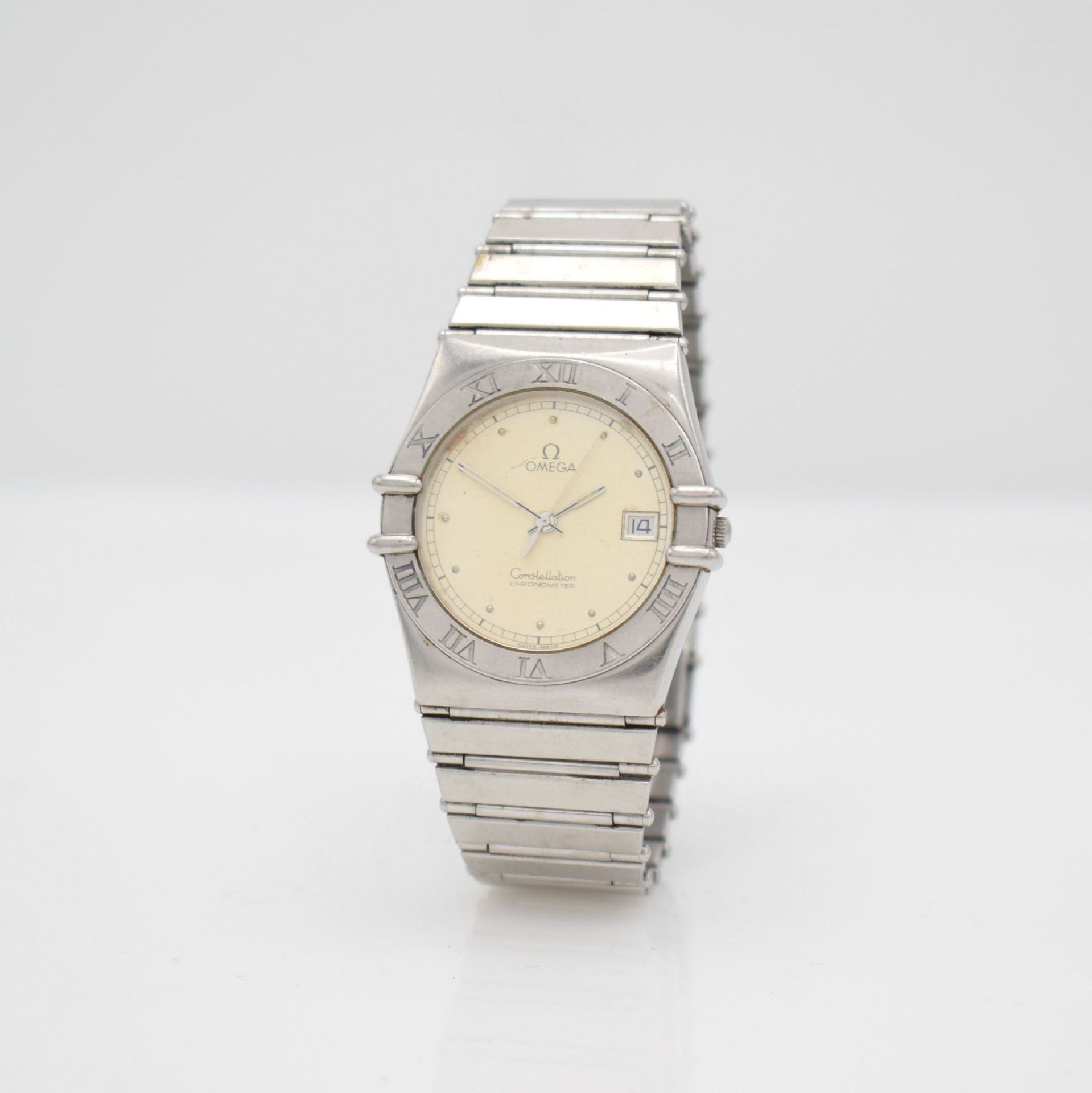 OMEGA Constellation chronometer gents wristwatch, Switzerland around 1995, quartz, stainless steel- - Bild 3 aus 6