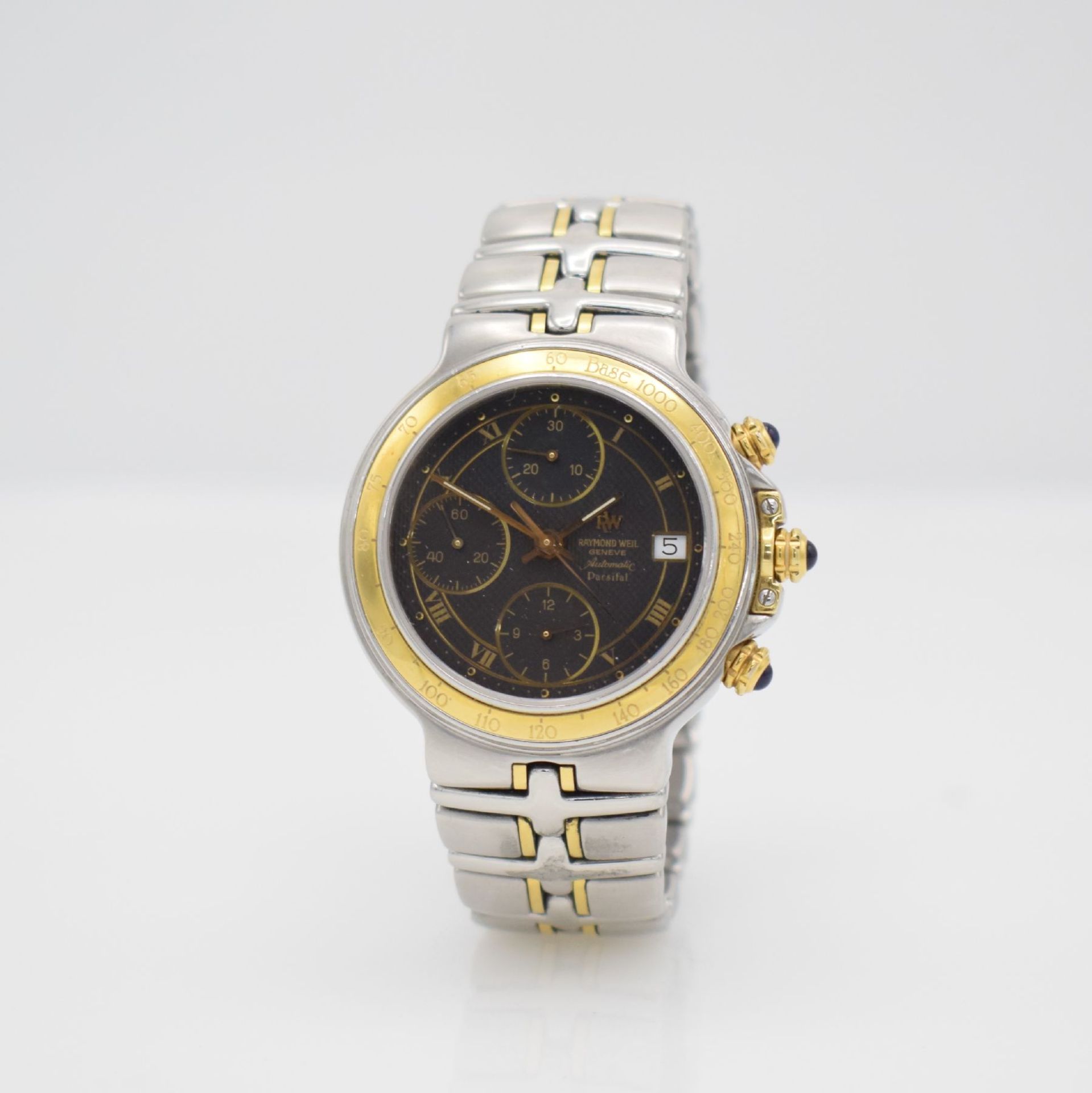 RAYMOND WEIL gents wristwatch with chronograph series Parsifal, Switzerland around 1997, self - Bild 3 aus 6