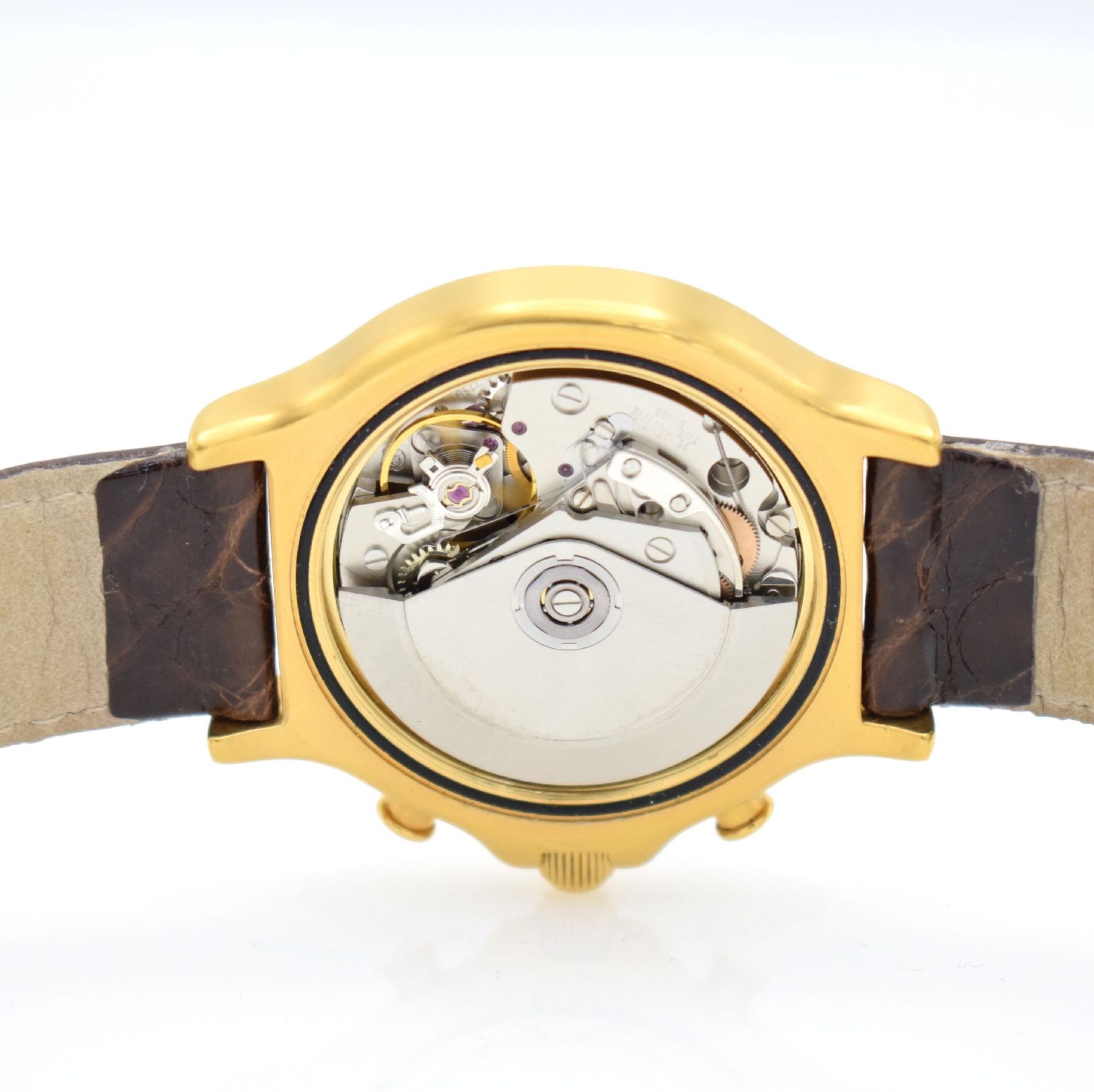 DU BOIS Regular 1 gents chronograph, Switzerland around 2000, self winding, gold plated case, - Bild 7 aus 7
