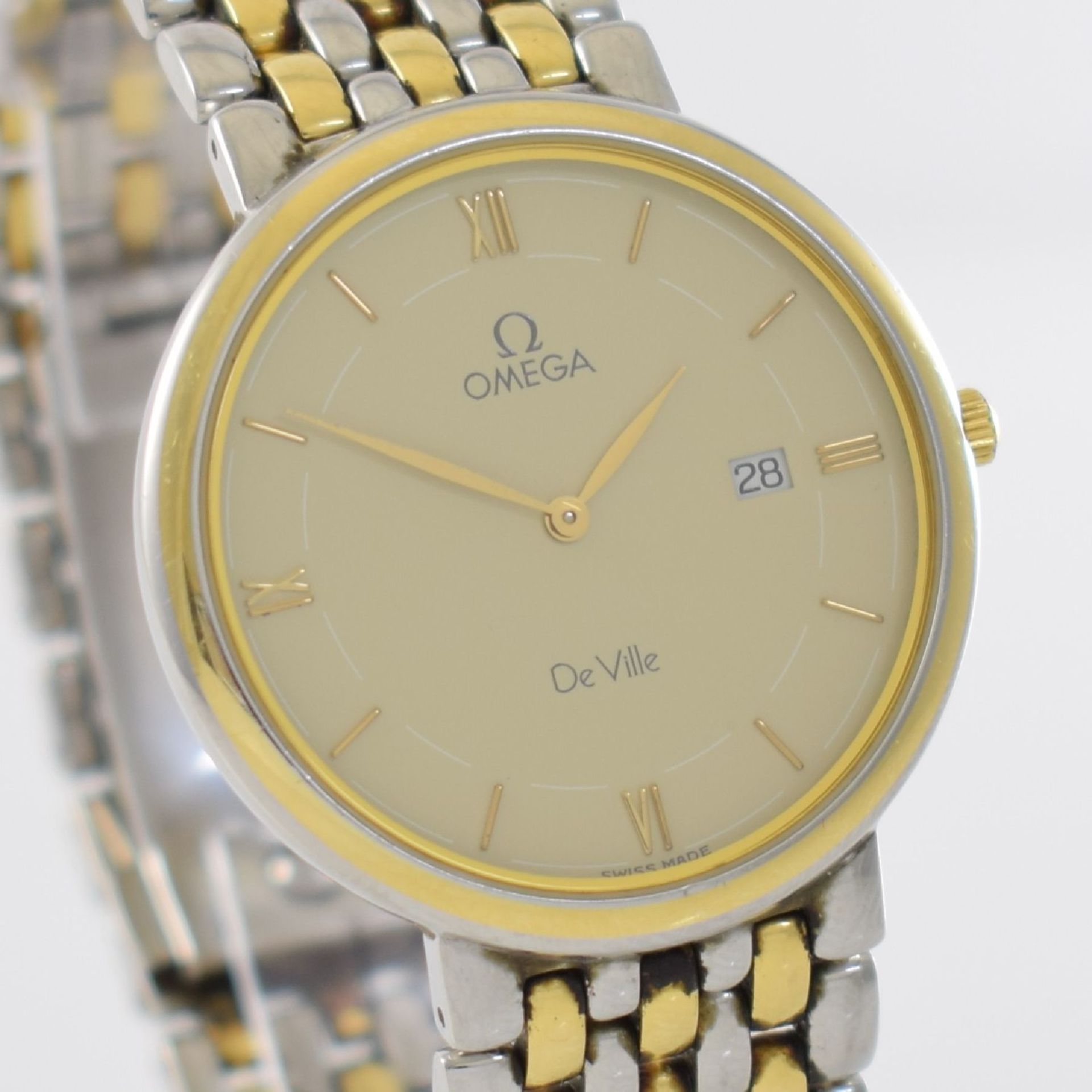 OMEGA wristwatch series De Ville, Switzerland around 1990, reference 396.2379, stainless steel/ - Bild 6 aus 7